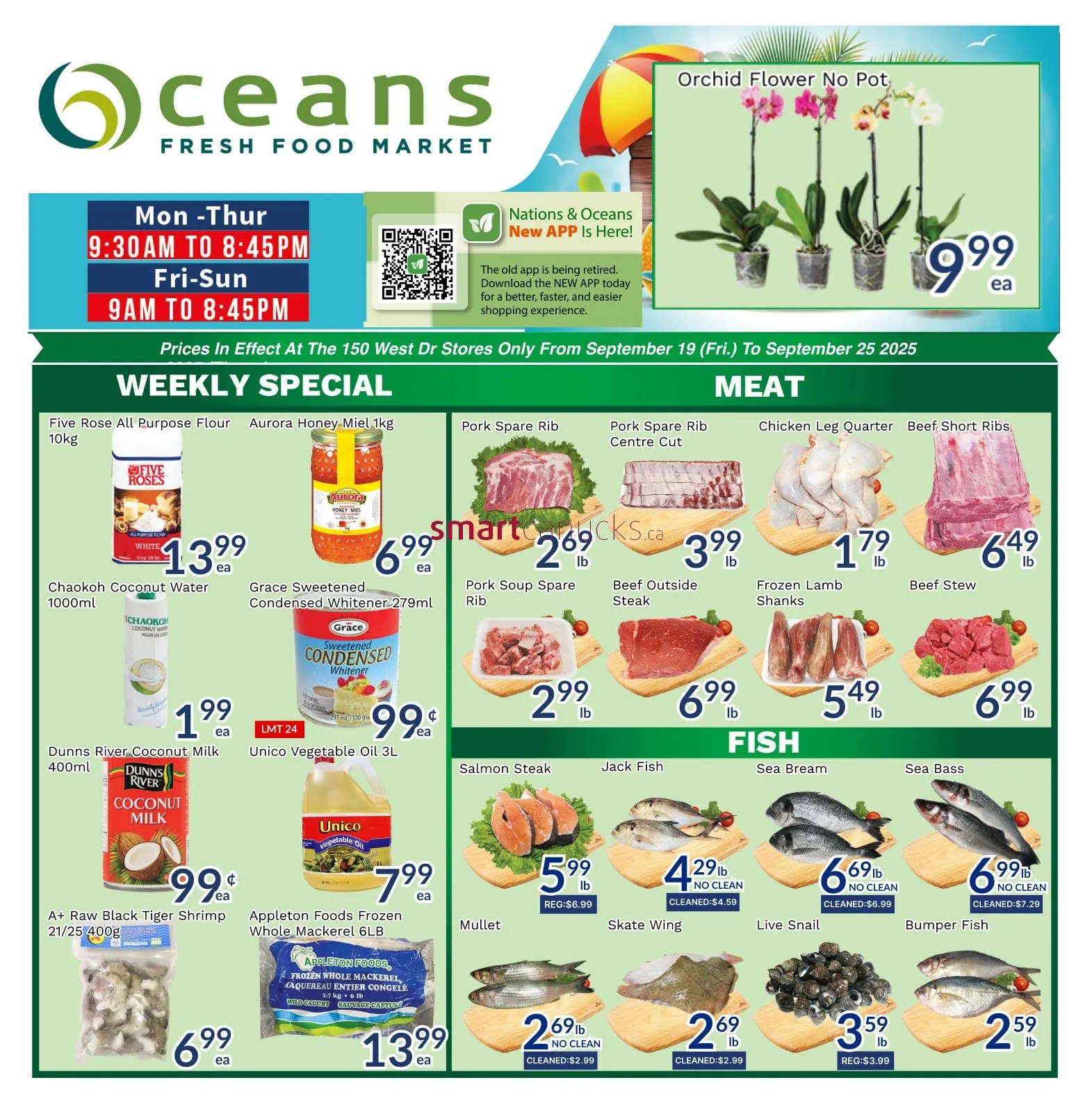 Oceans flyers from September 19 to September 25 2025 - flyer page 1