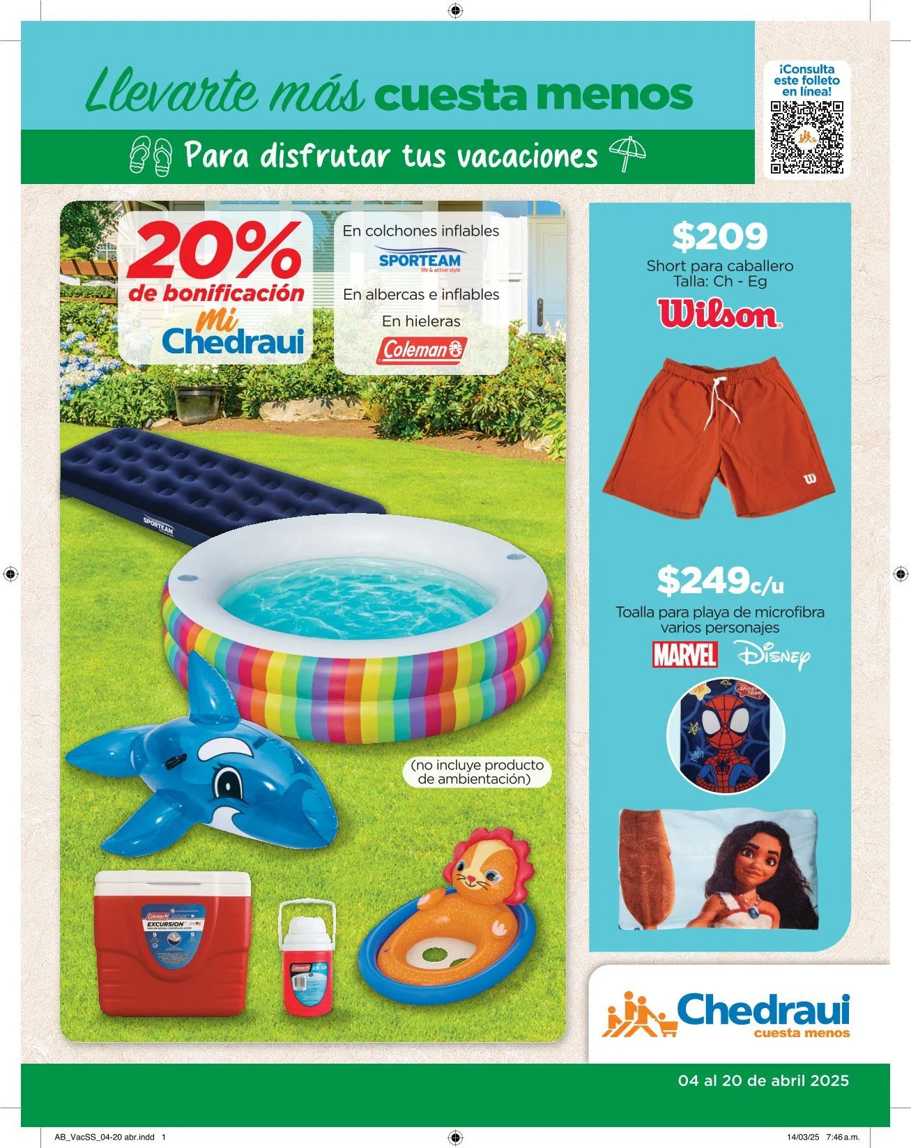 Catálogo de Chedraui Ofertas 8 de abril al 20 de abril 2025 - Pagina 1