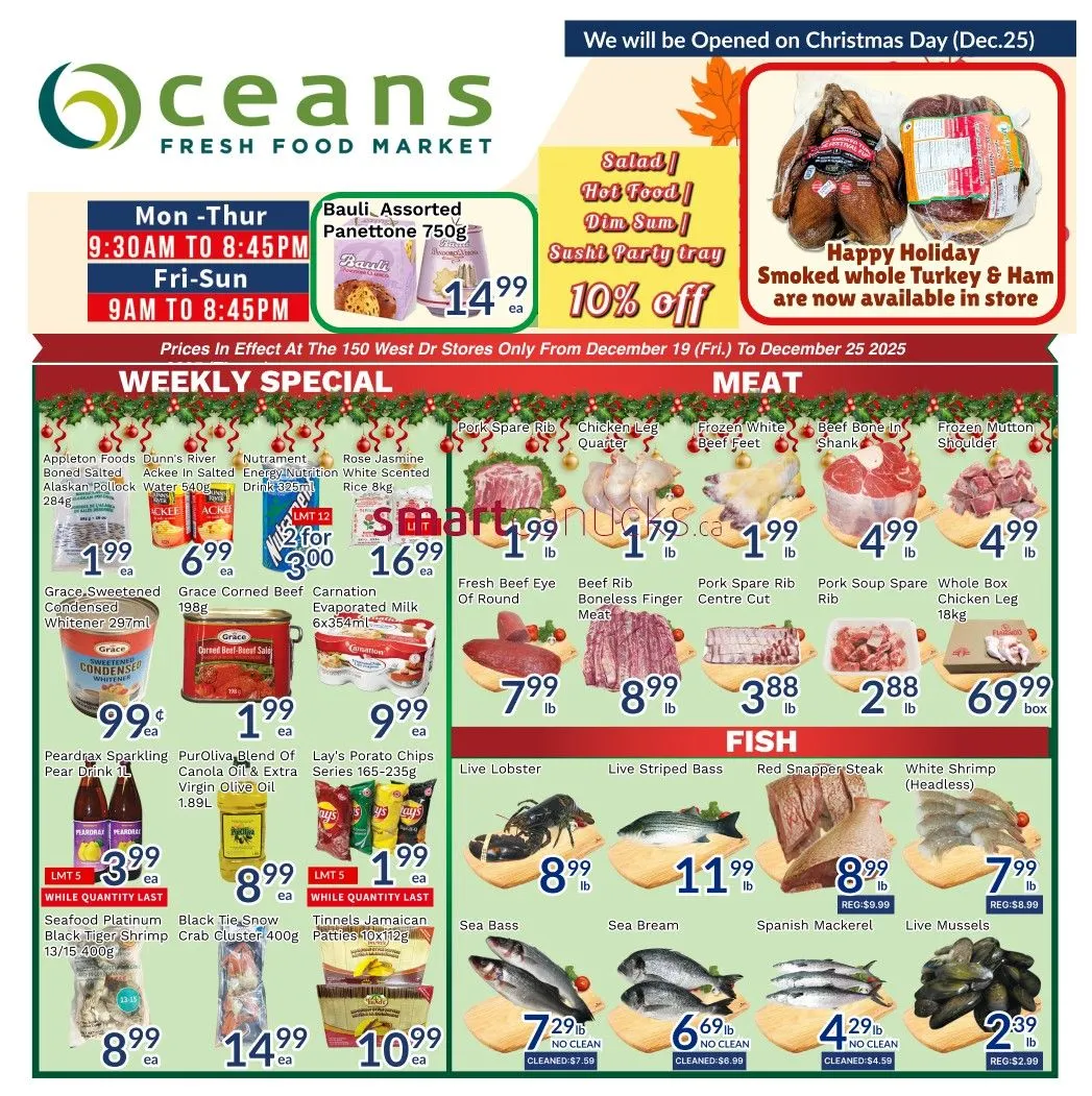 Oceans Sales from December 19 to December 25 2025 - flyer page 1