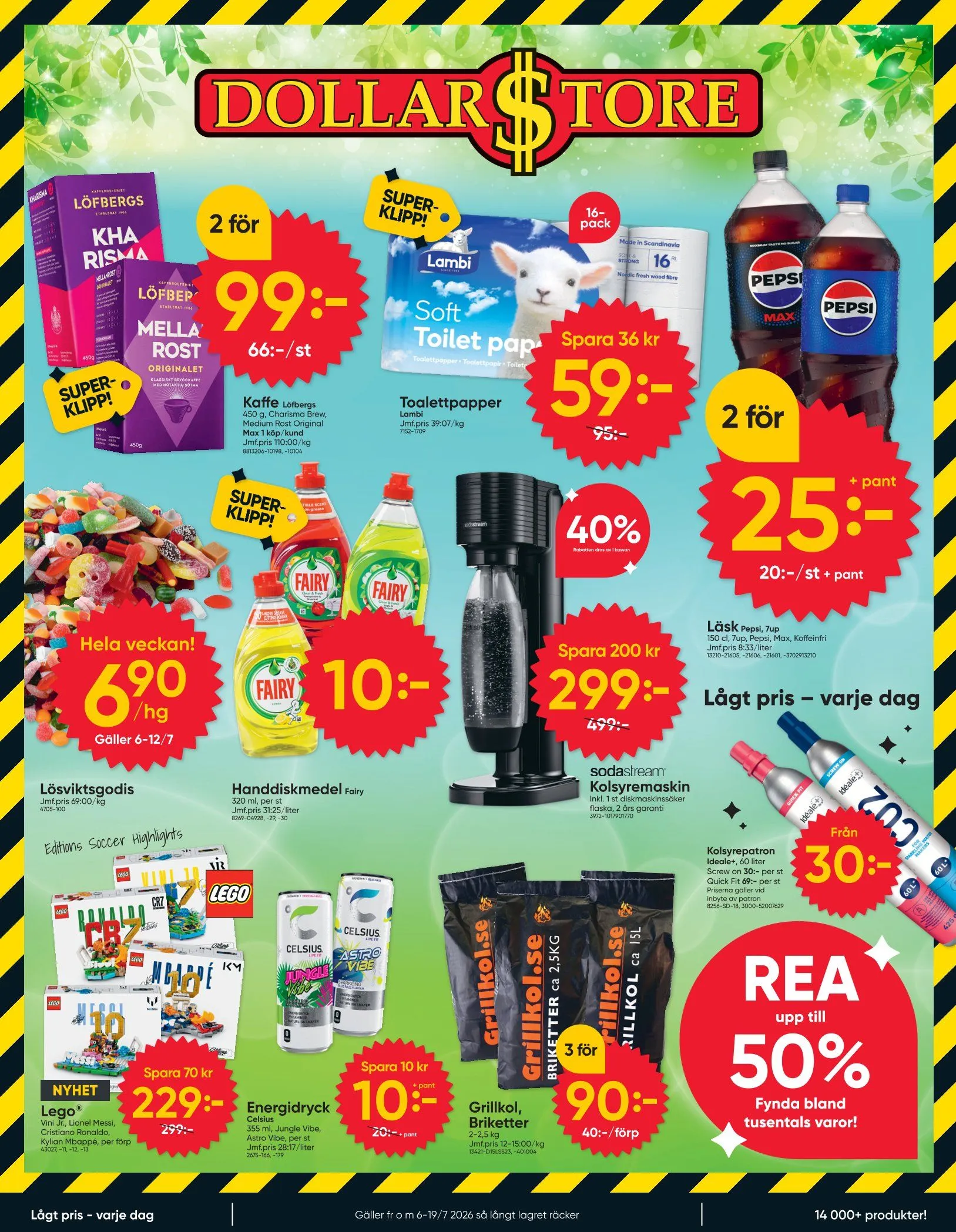 DollarStore Erbjudanden från 9 juli till 19 juli 2026 - Reklamblad sidor 1