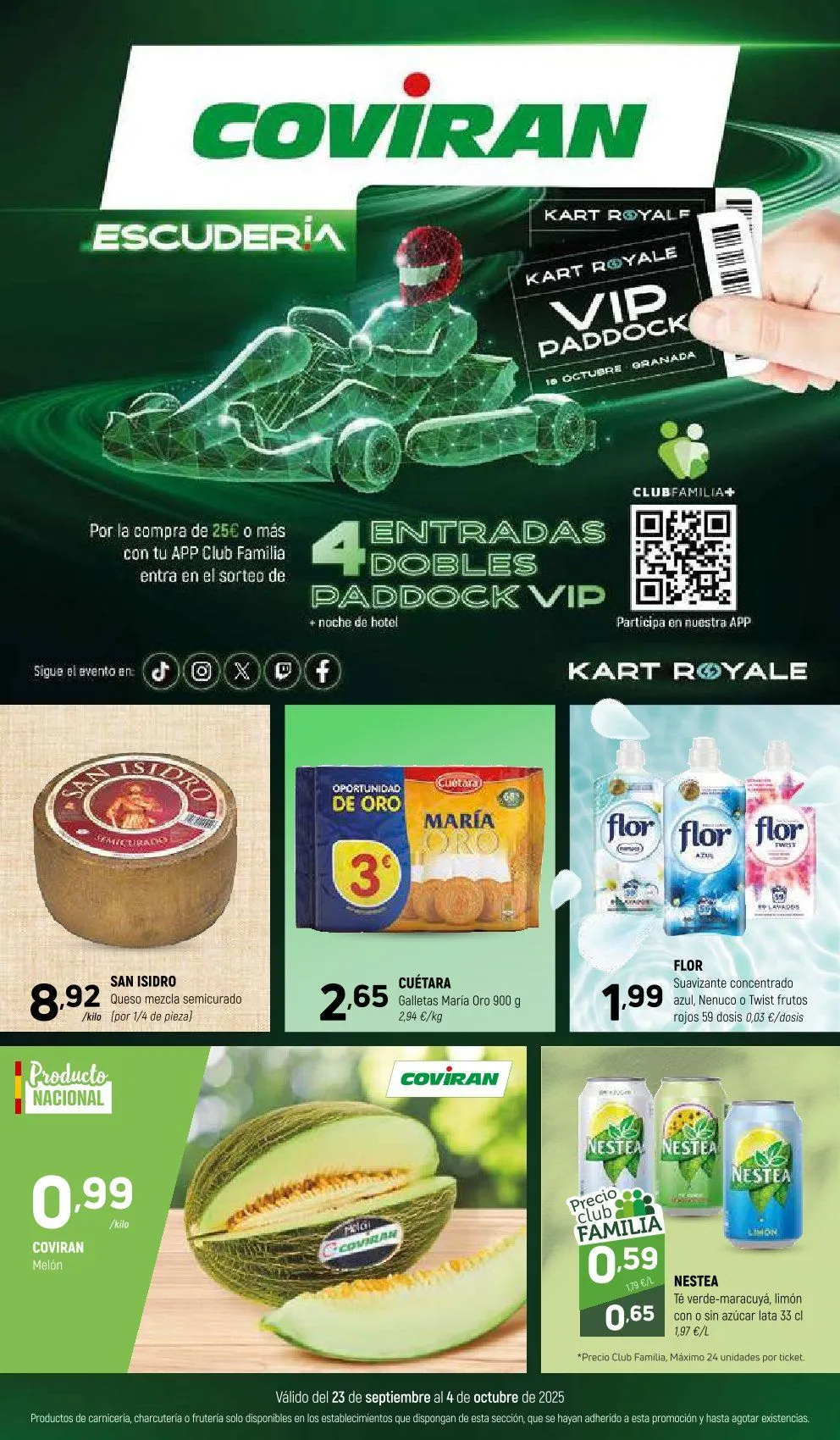 Catálogo de Conoce las últimas ofertas de Coviran 22 de septiembre al 4 de octubre 2025 - Página 1