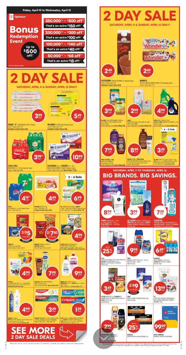 Pharmaprix Sales from April 9 to April 22 2026 - flyer page 1