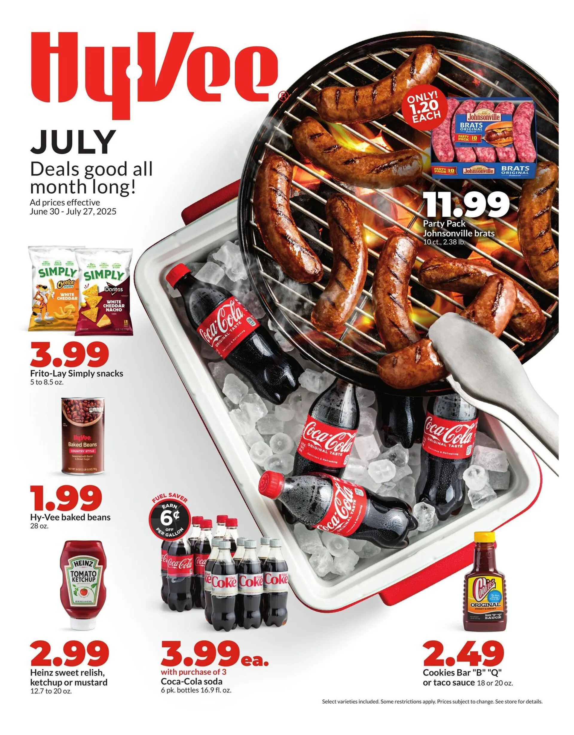 Weekly ad HyVee weekly ads from June 30 to July 27 2025 - Page 1