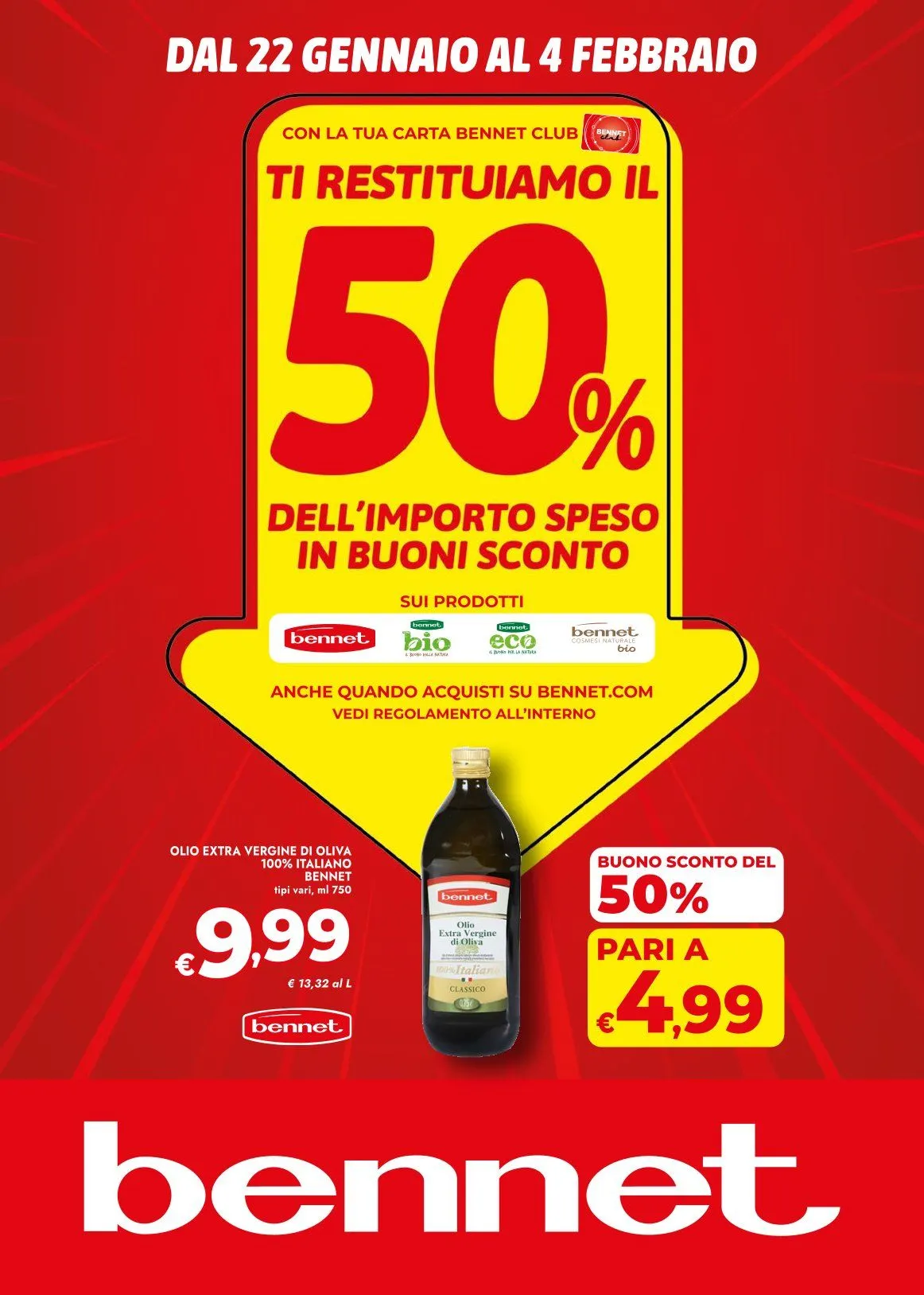 Volantini bennet da 22 gennaio a 4 febbraio di 2026 - Pagina del volantino 