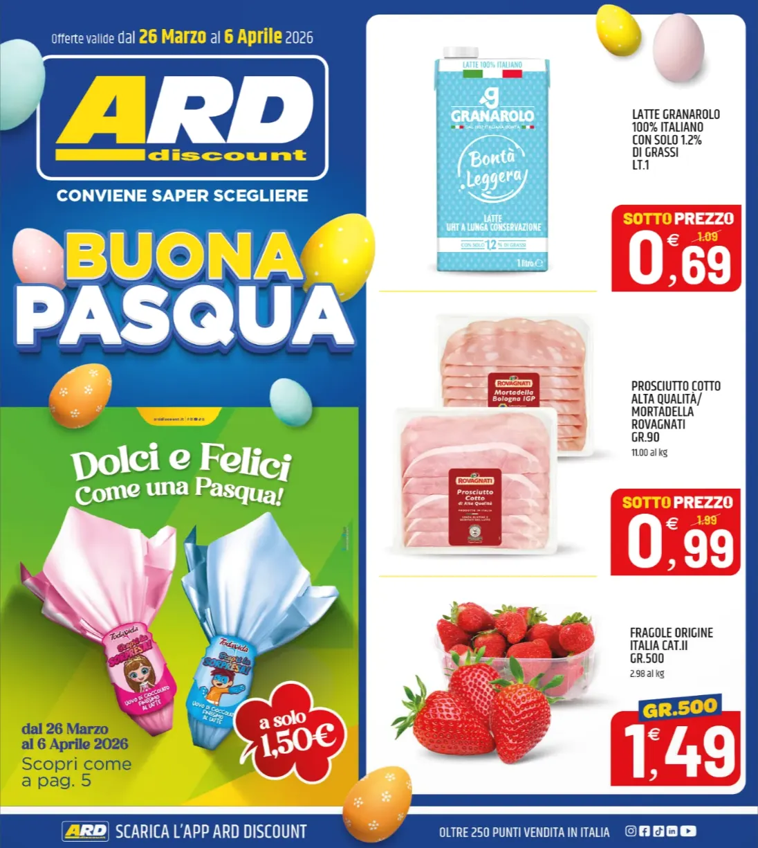 Volantini ARD Discount da 26 marzo a 7 aprile di 2026 - Pagina del volantino 1