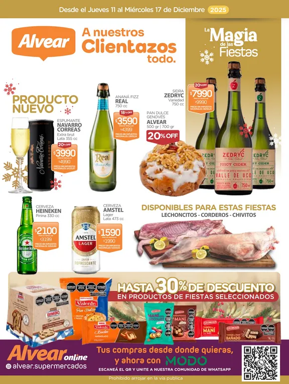 Ofertas de Super Alvear Ofertas 11 de diciembre al 17 de diciembre 2025 - Página 1 del catálogo