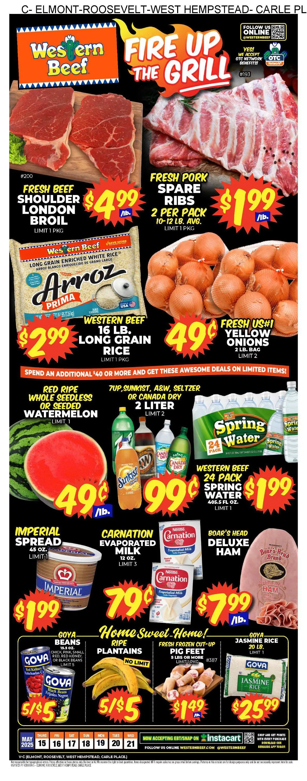 Weekly ad Western Beef Deals from May 15 to May 21 2025 - Page 1