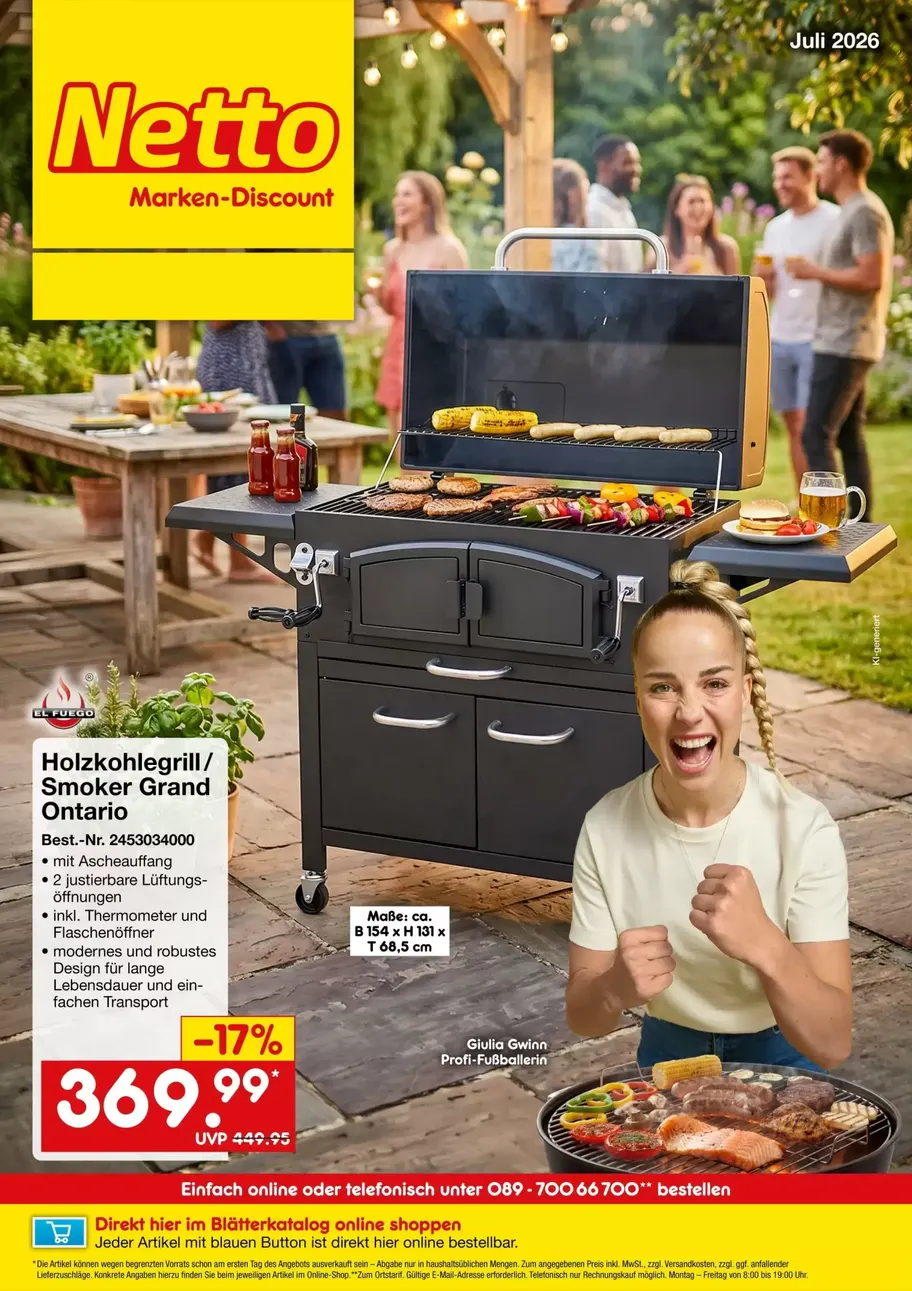 Netto Marken-Discount folders van 25 juni tot 8 juli 2026 - Folder pagina 1