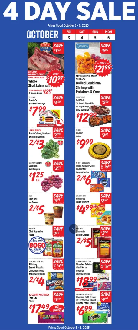 Weekly ad Rouses Markets Sales from October 1 to October 8 2025 - Page 1