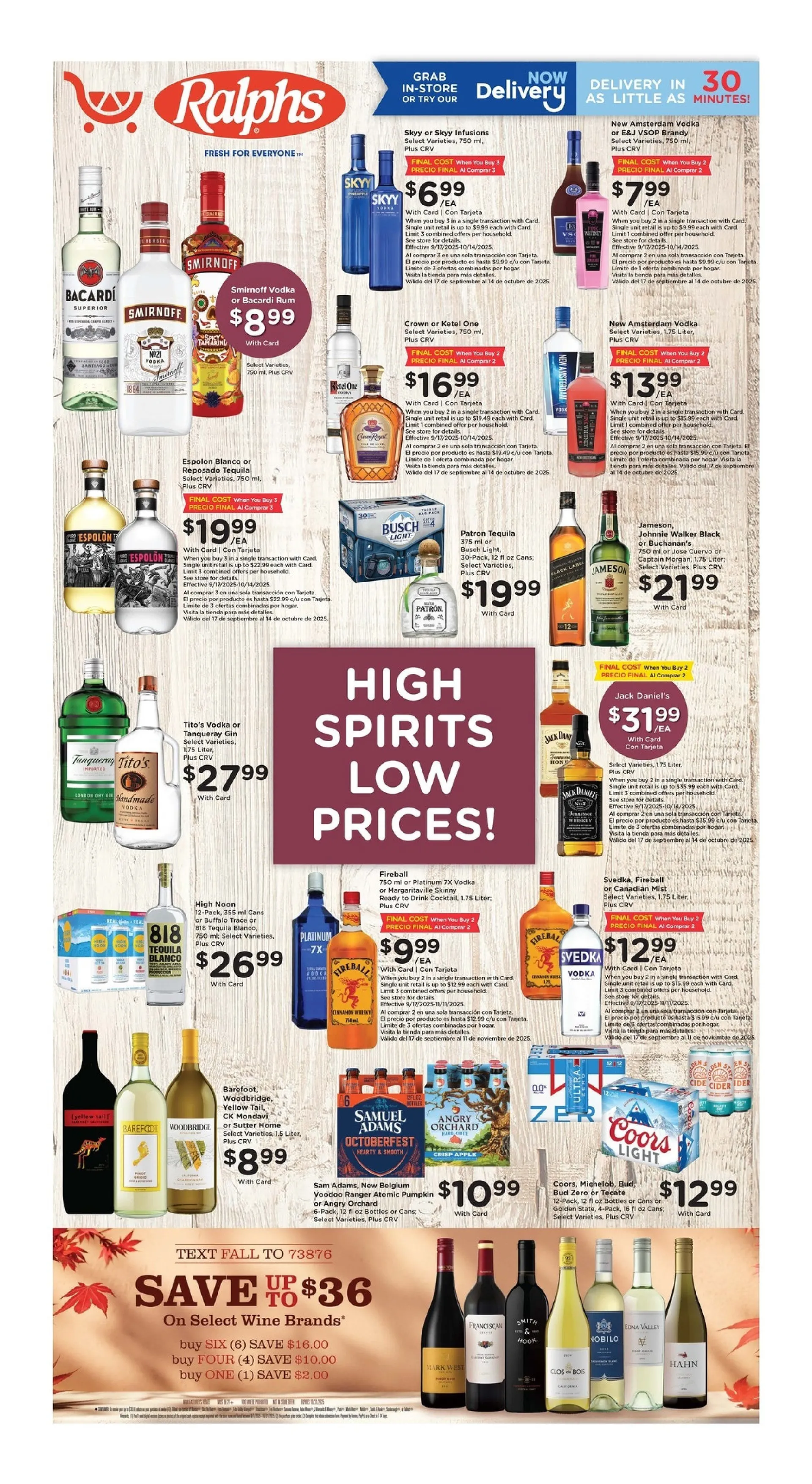 Weekly ad Ralphs Sales from October 1 to October 7 2025 - Page 1