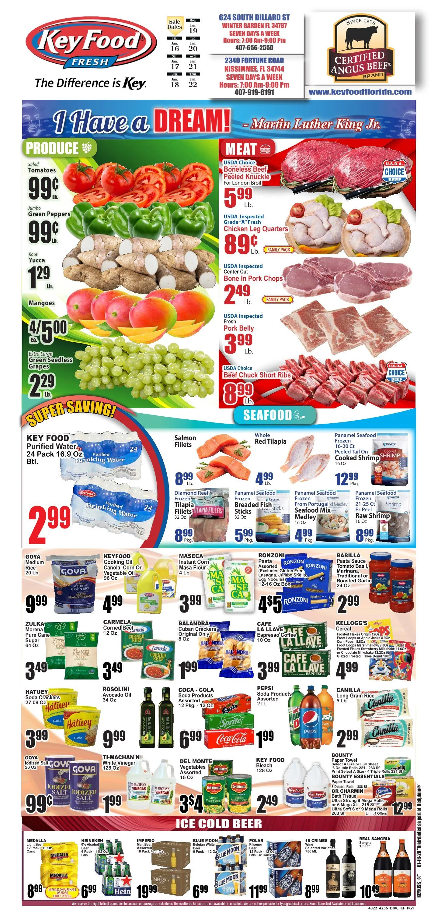Weekly ad Key Food Sales from January 19 to January 22 2026 - Page 1