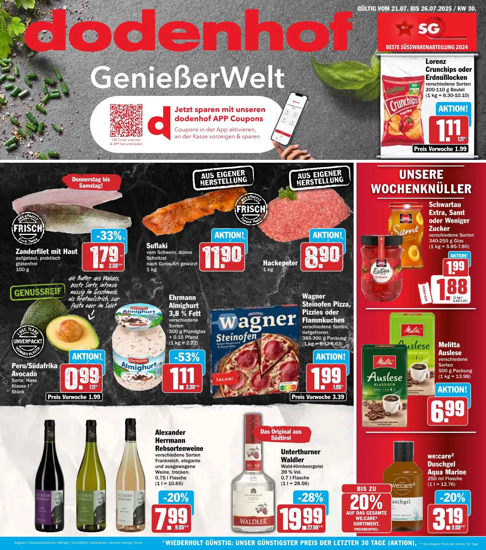 Dodenhof Prospekte von 21. Juli bis 26. Juli 2025 - Prospekt seite