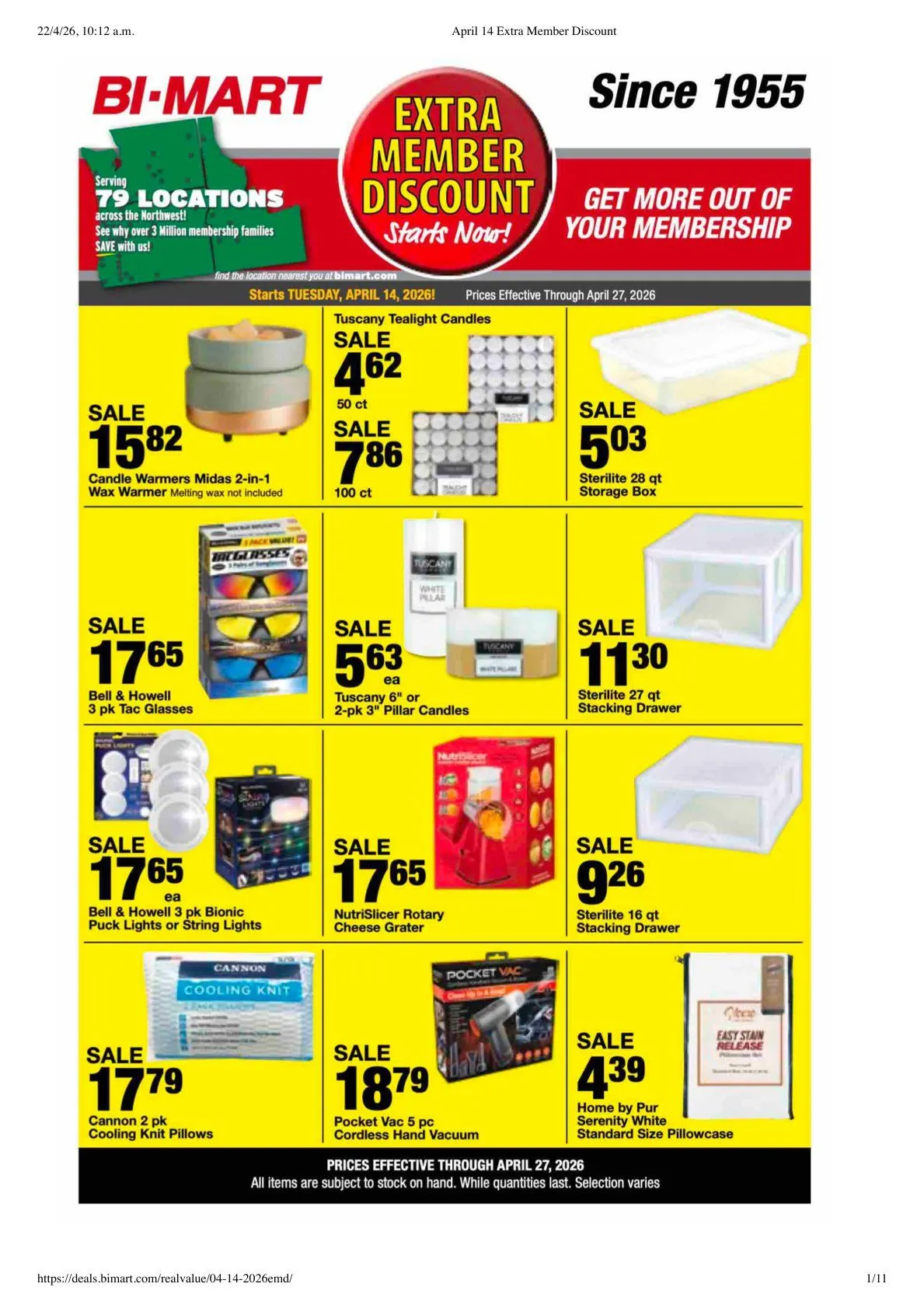 Weekly ad Bi-Mart weekly ads from April 14 to April 27 2026 - Page 