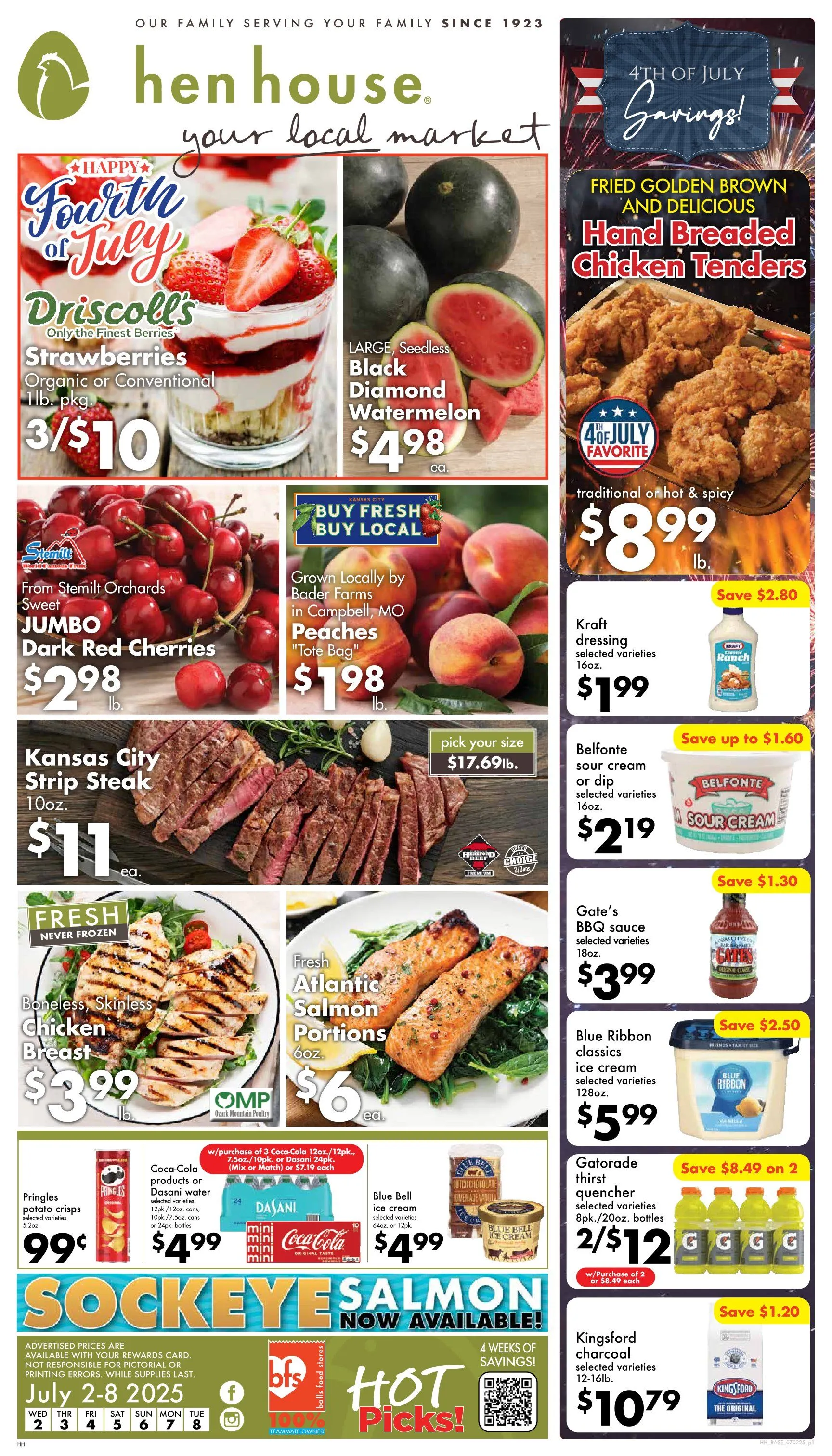 Weekly ad Hen House Sales from July 2 to July 8 2025 - Page 1