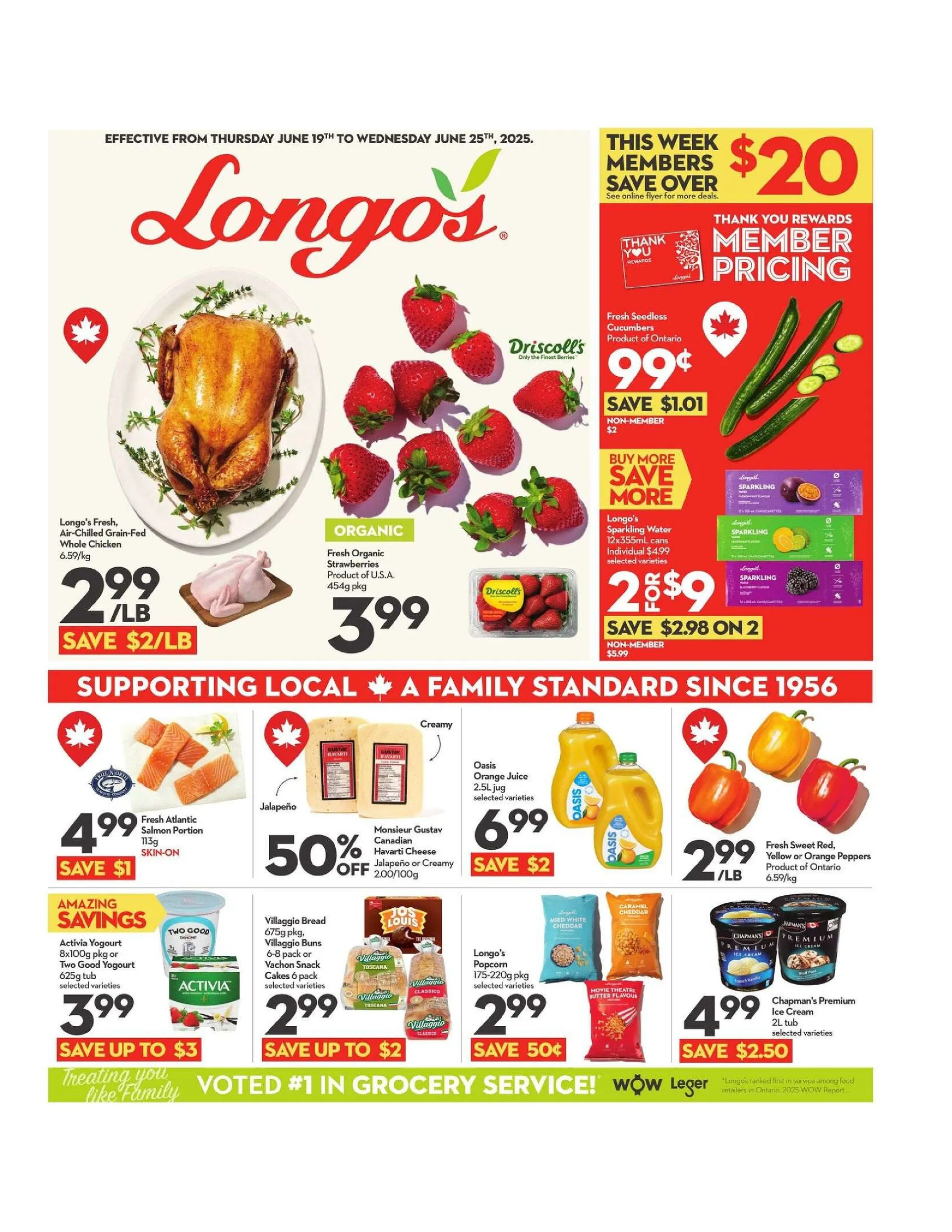 Longo's Deals from June 19 to June 25 2025 - flyer page 1