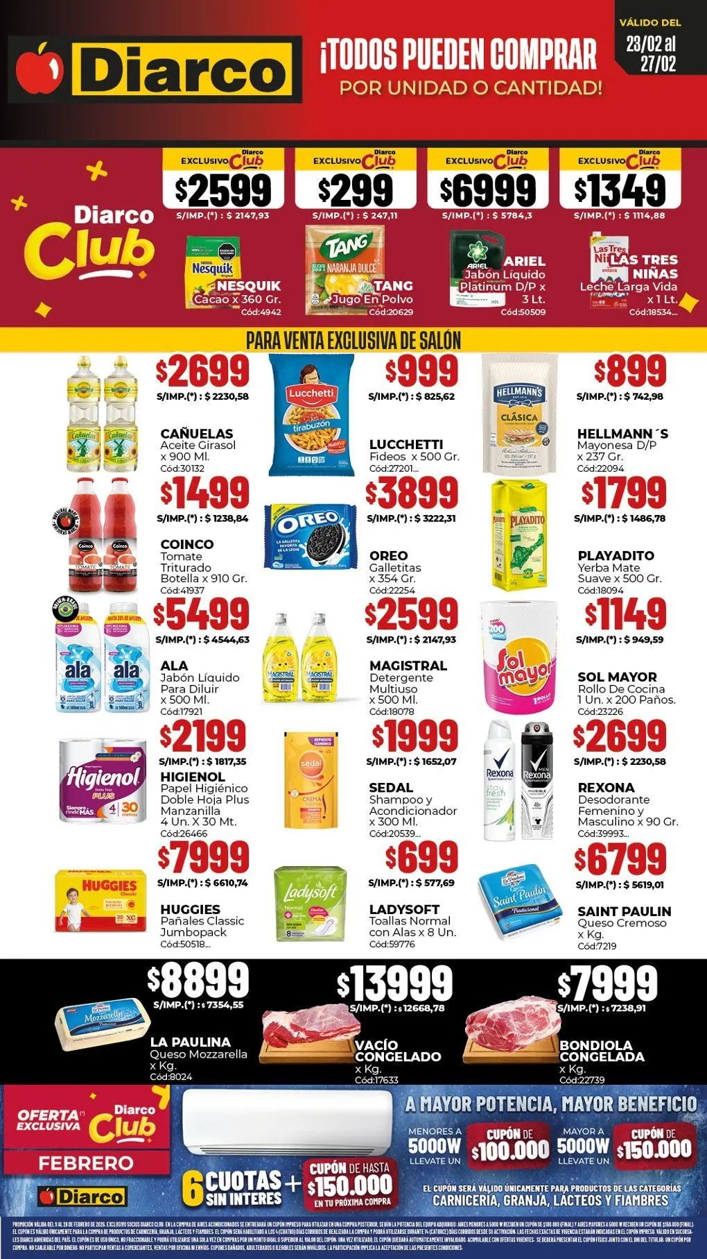 Ofertas de Diarco Ofertas 23 de febrero al 27 de febrero 2026 - Página  del catálogo