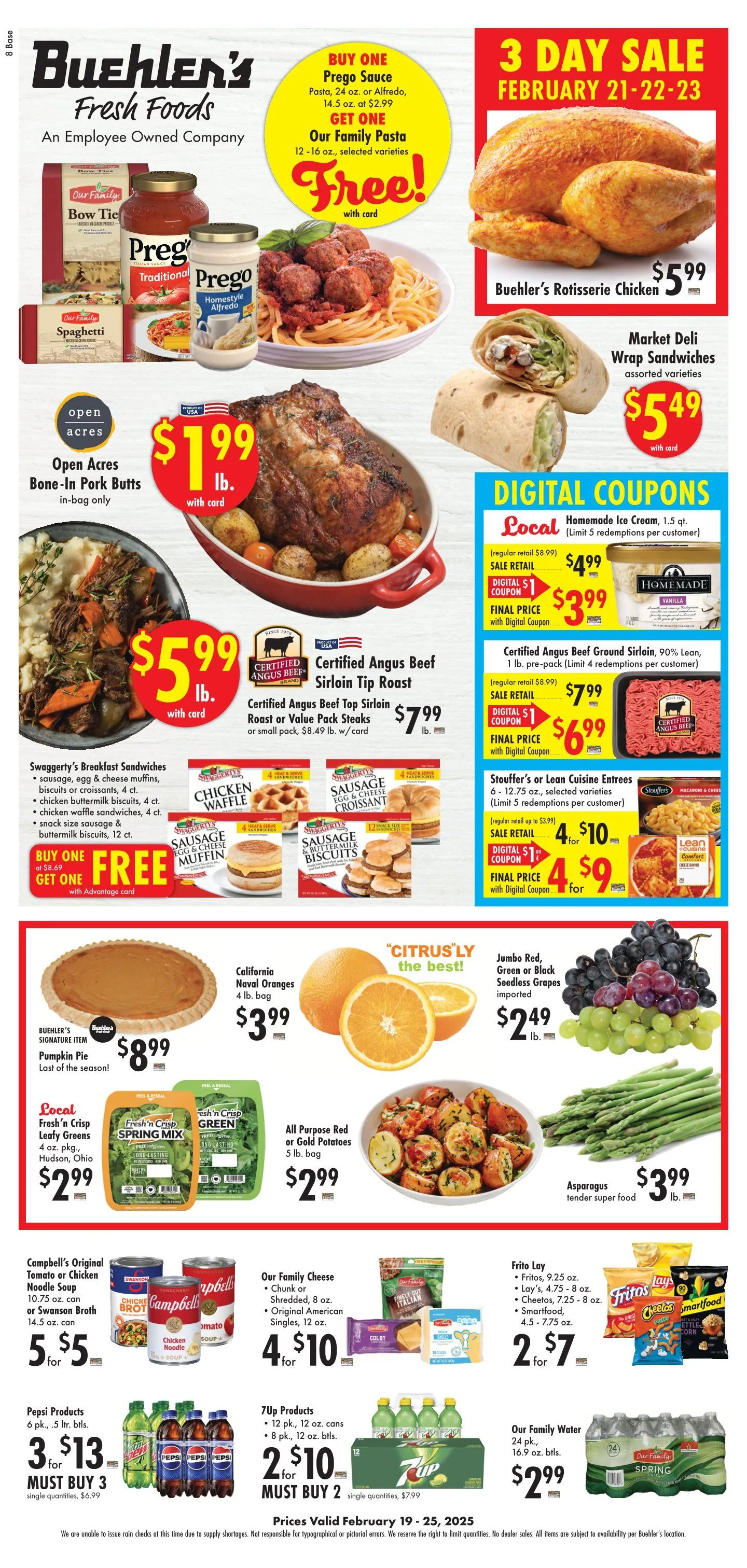 Weekly ad Buehler's Fresh Foods Sales from February 19 to February 25 2025 - Page 