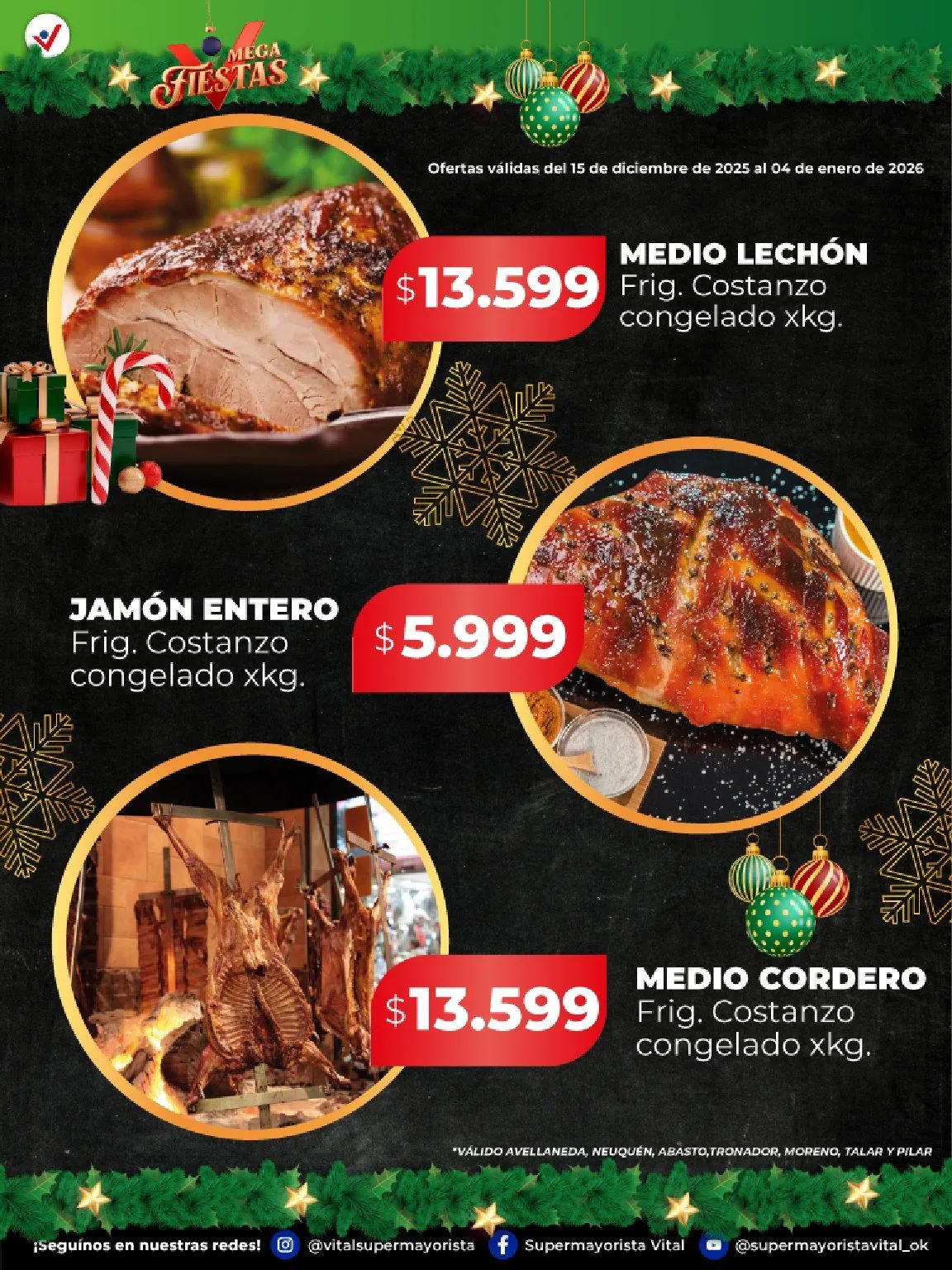 Ofertas de Ofertas Vital 22 de diciembre al 28 de diciembre 2025 - Página 1 del catálogo