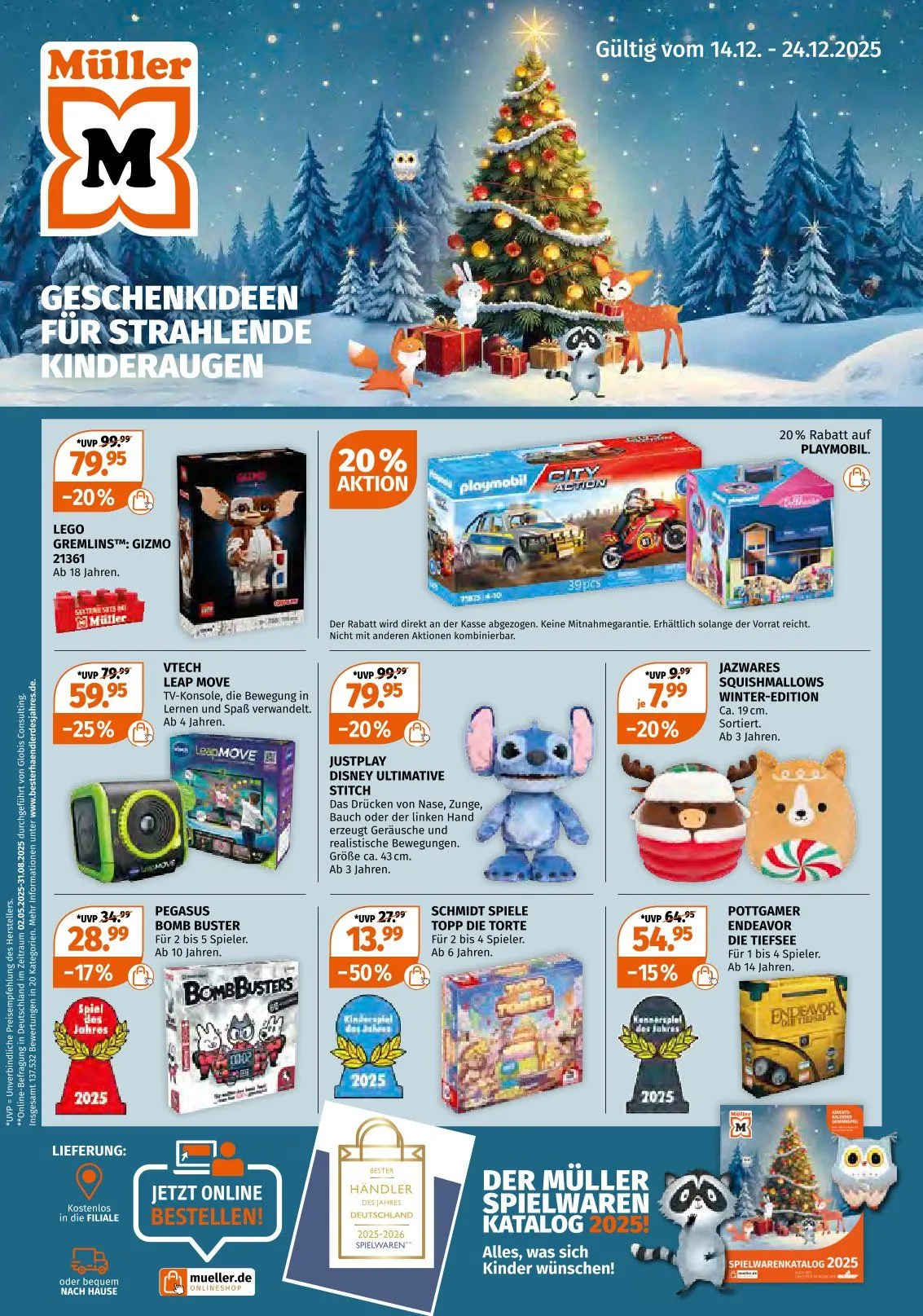 Müller Angebote von 14. Dezember bis 24. Dezember 2025 - Prospekt seite