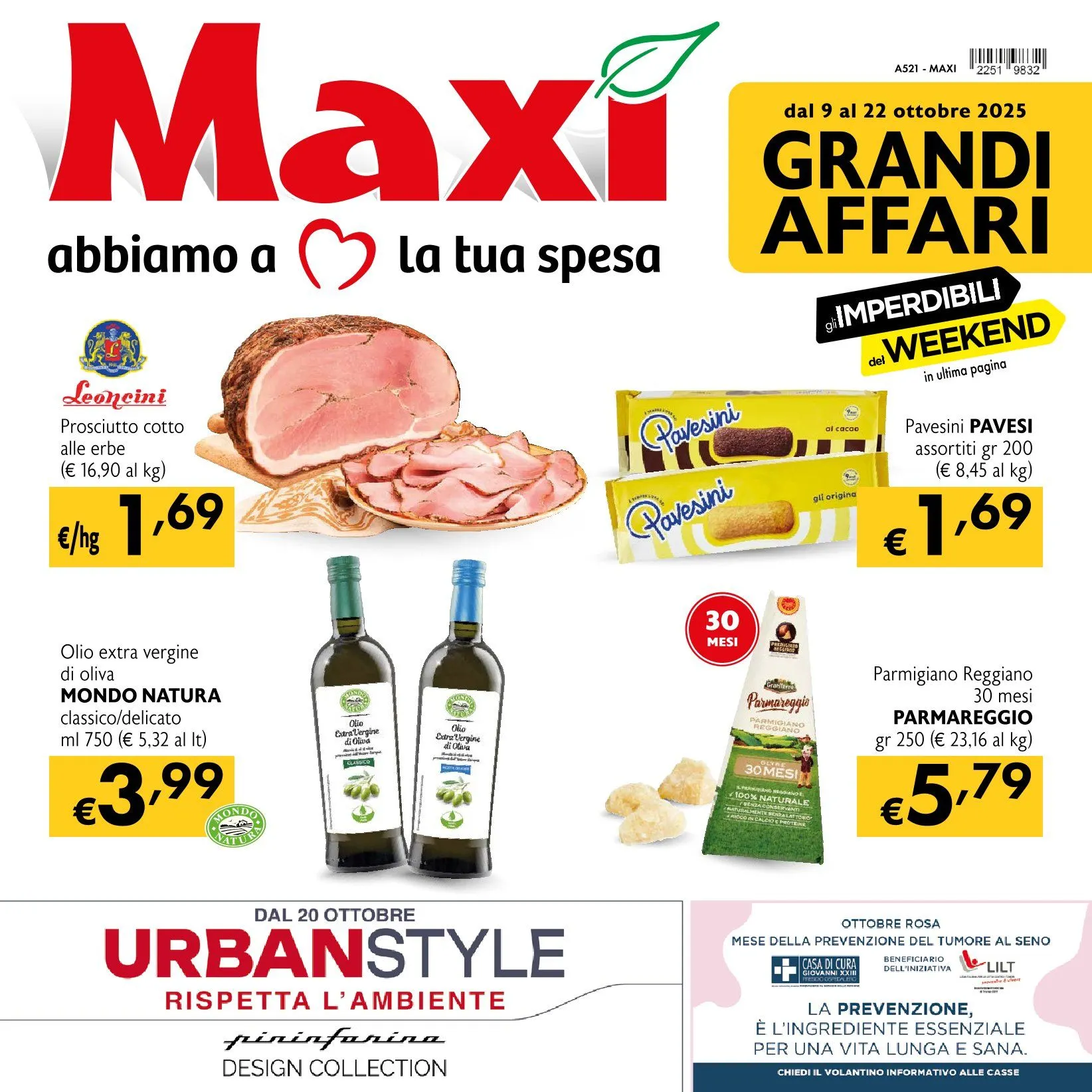  Volantini Maxi Family da 9 ottobre a 22 ottobre di 2025 - Pagina del volantino 1