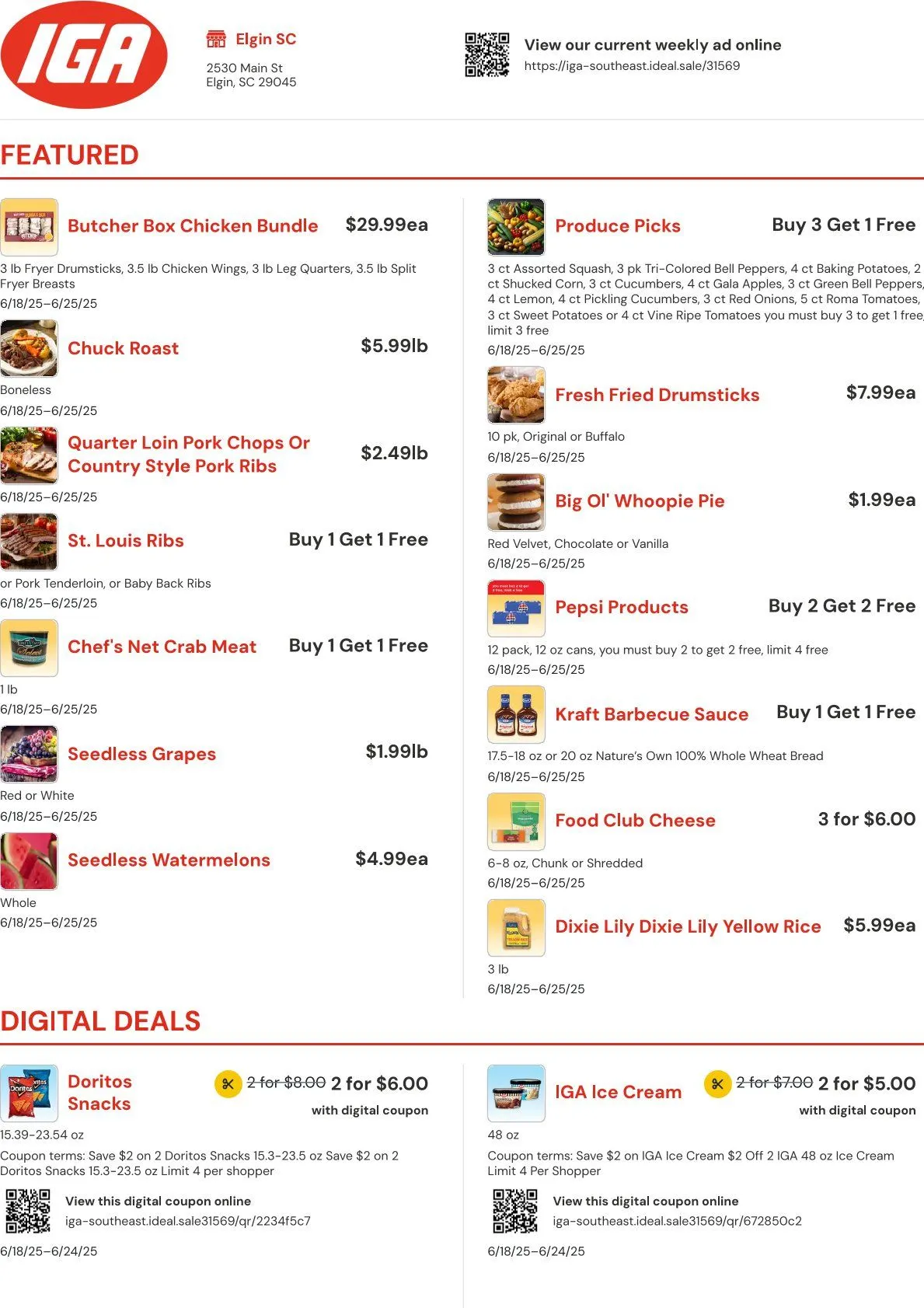 Weekly ad IGA weekly ads from June 18 to June 25 2025 - Page 