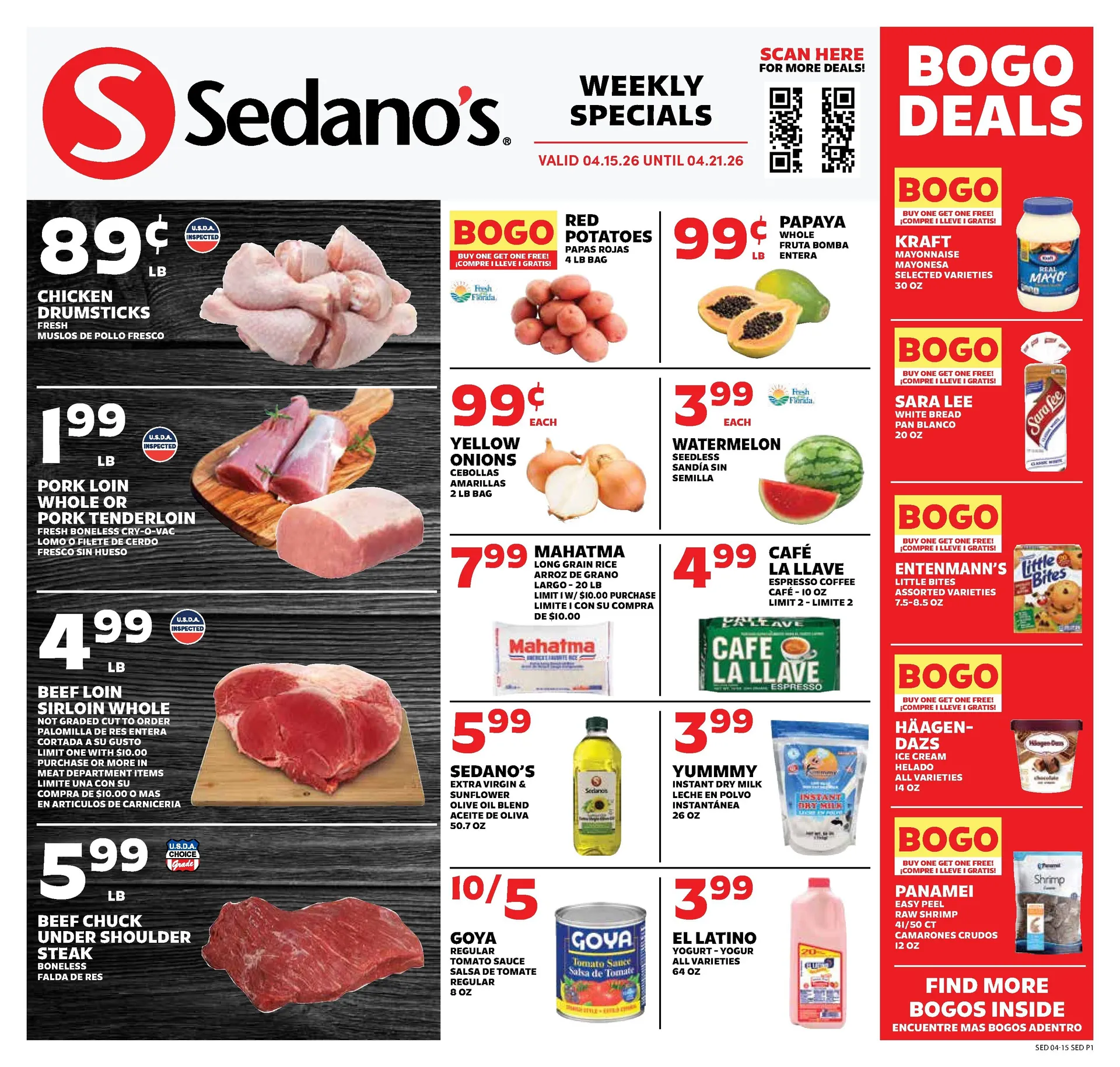 Weekly ad Sedano's Sales from April 15 to April 21 2026 - Page 