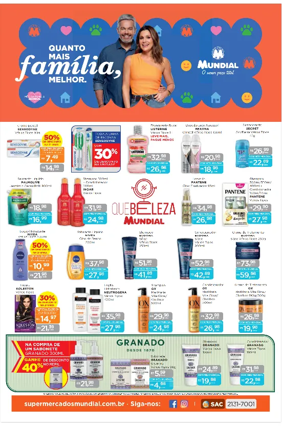 Encarte de Folhetos Supermercados Mundial  30 de abril até 15 de maio 2026 - Pagina 1