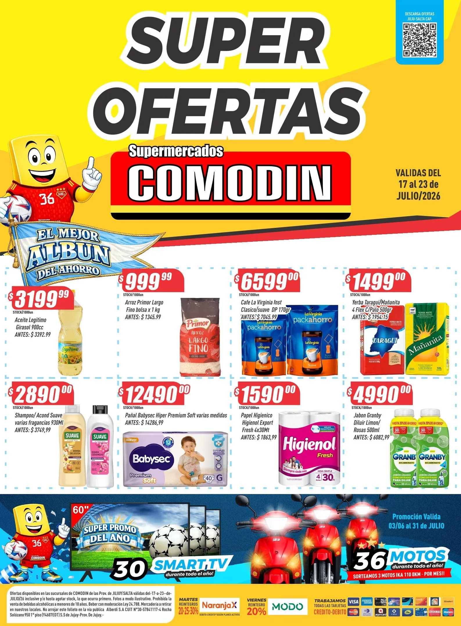 Ofertas de Supermercados Comodín Ofertas 17 de julio al 23 de julio 2026 - Página 1 del catálogo