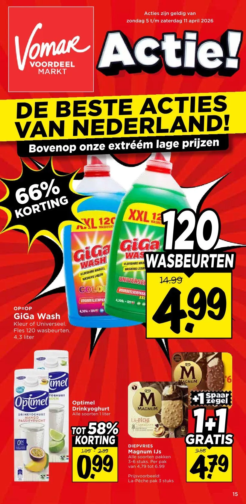 Vomar folders van 5 april tot 11 april 2026 - Folder pagina 1