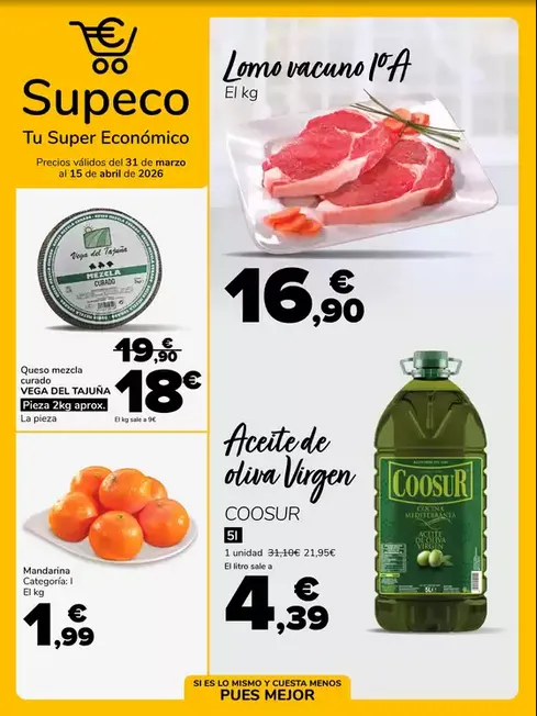 Catálogo de Supeco Ofertas 31 de marzo al 15 de abril 2026 - Página 1