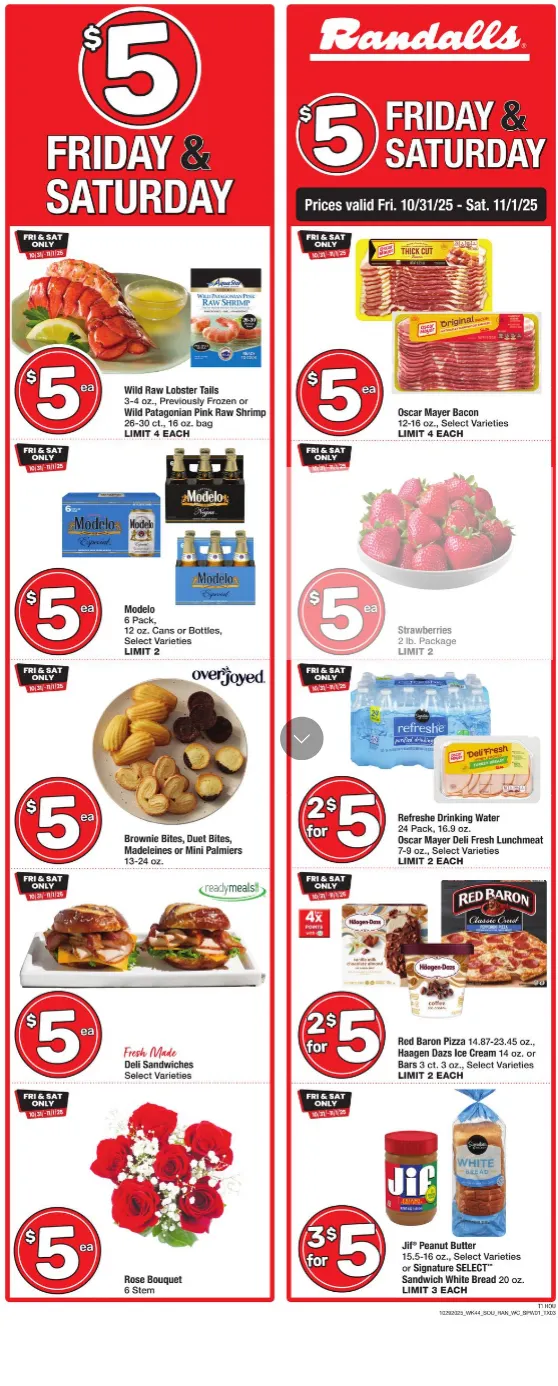 Weekly ad Randalls Sales from October 29 to November 4 2025 - Page 