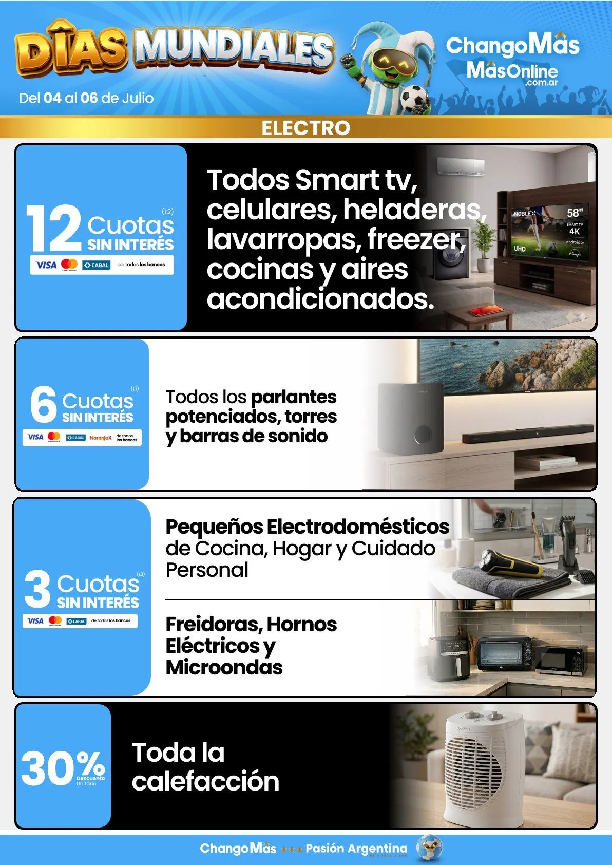 Ofertas de Changomas Ofertas 4 de julio al 6 de julio 2026 - Página 1 del catálogo