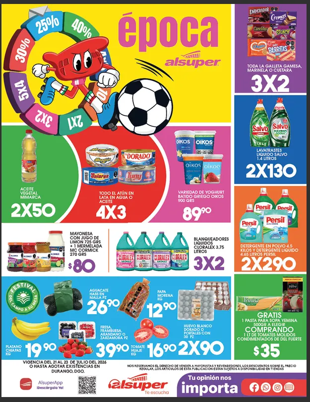 Catálogo de Alsuper Ofertas 21 de julio al 23 de julio 2026 - Pagina