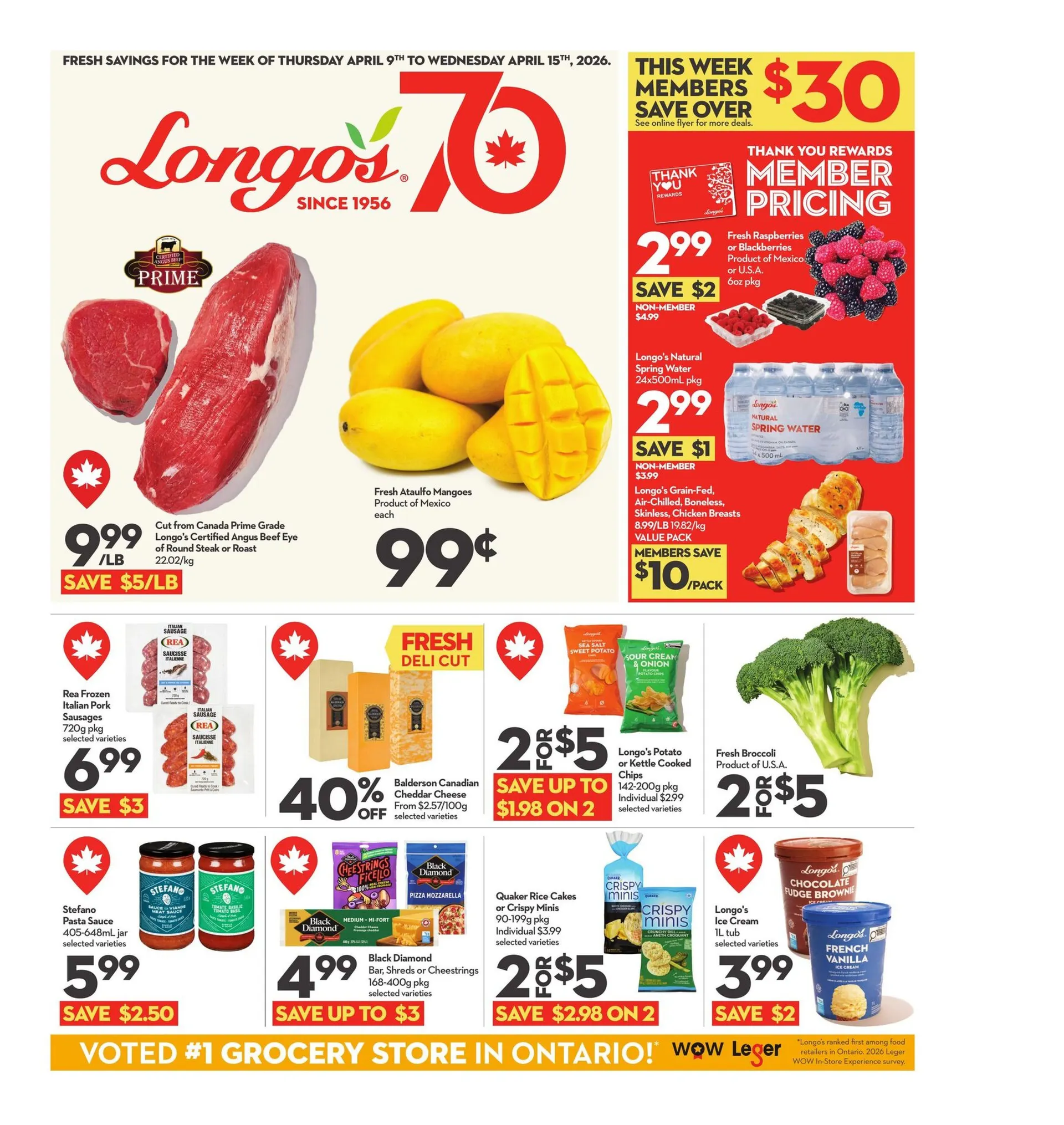 Longo's weekly ads - April 9 April 15 2026