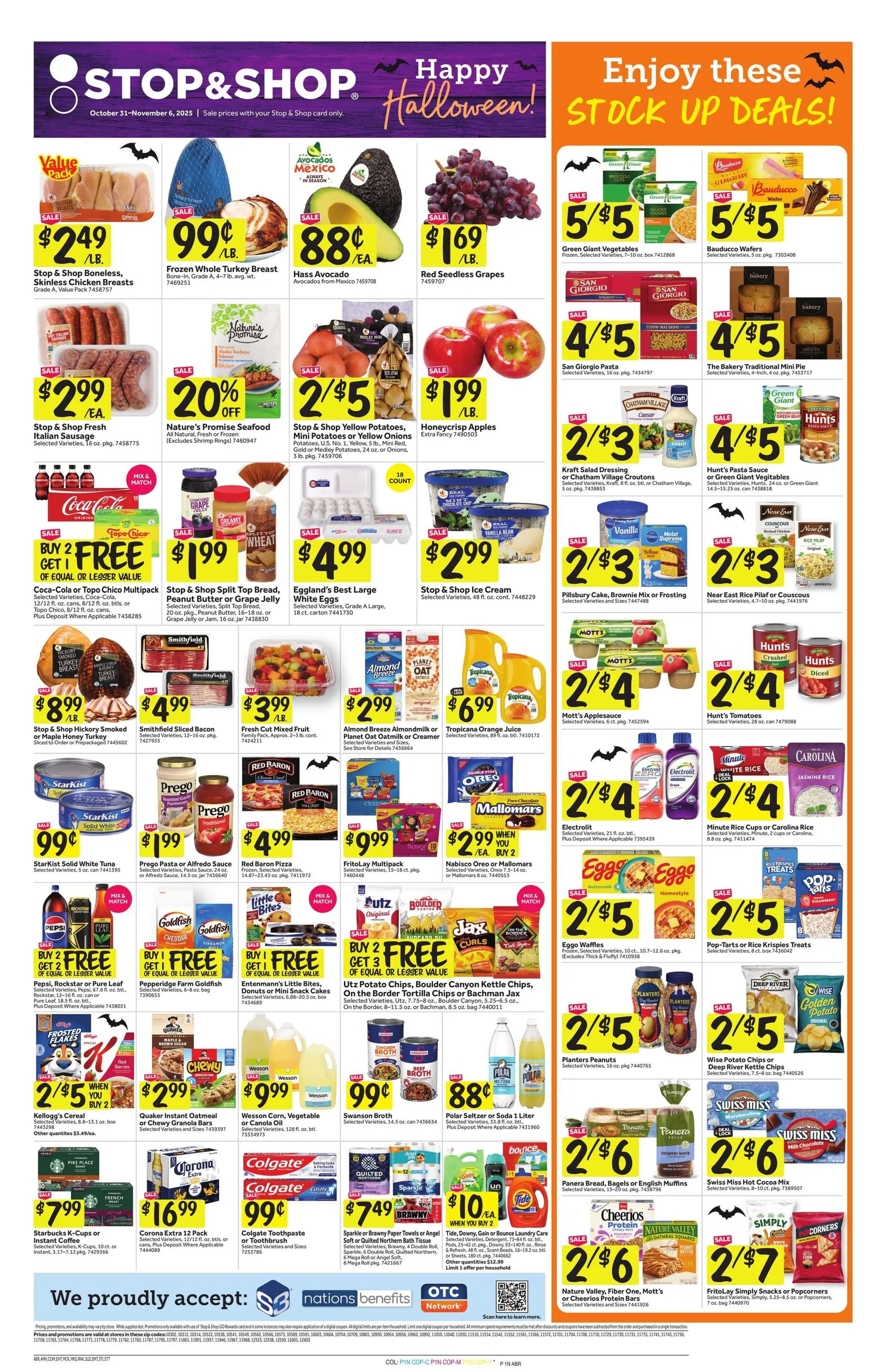 Weekly ad Stop & Shop Sales from October 31 to November 6 2025 - Page 1
