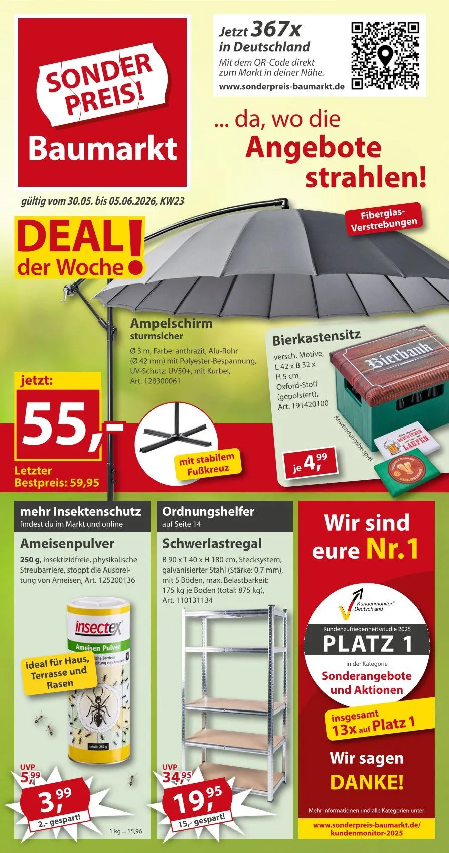 Sonderpreis-Baumarkt Angebote von 30. Mai bis 5. Juni 2026 - Prospekt seite 