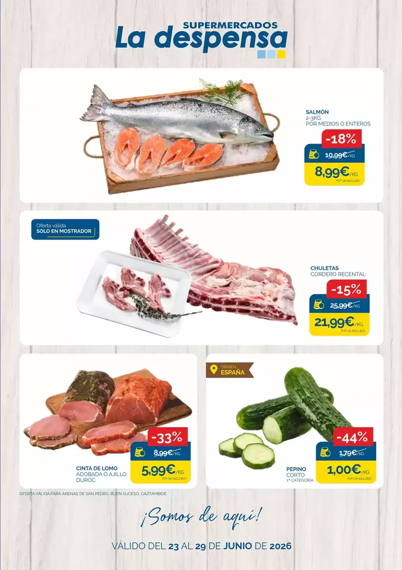 Catálogo de Supermercados La Despensa Ofertas 23 de junio al 29 de junio 2026 - Página 1