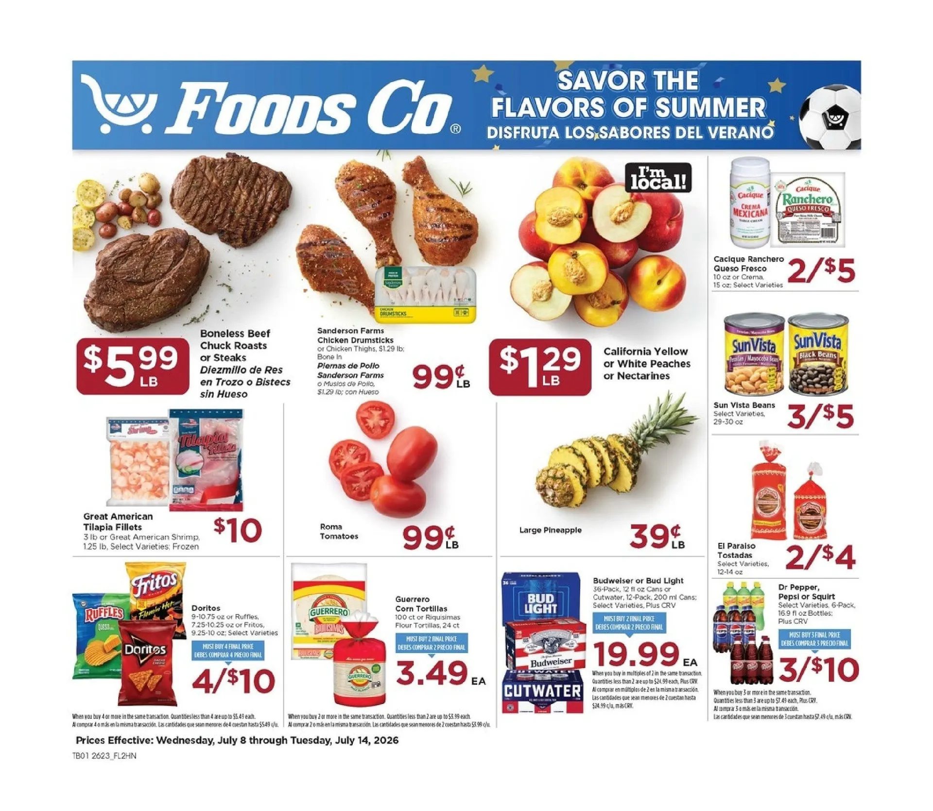 Weekly ad Foods Co. Sales from July 8 to July 14 2026 - Page