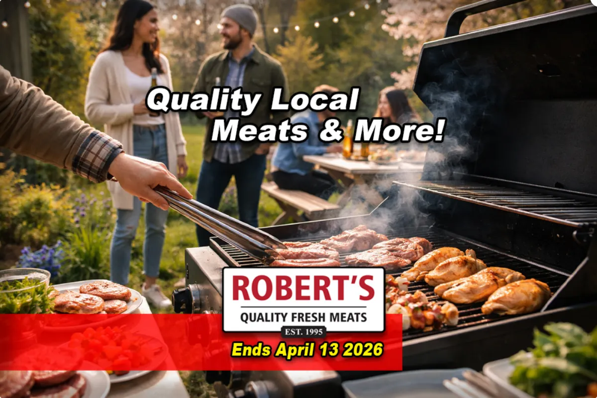 Roberts Fresh and Boxed Meats Sales from April 10 to April 13 2026 - flyer page 1
