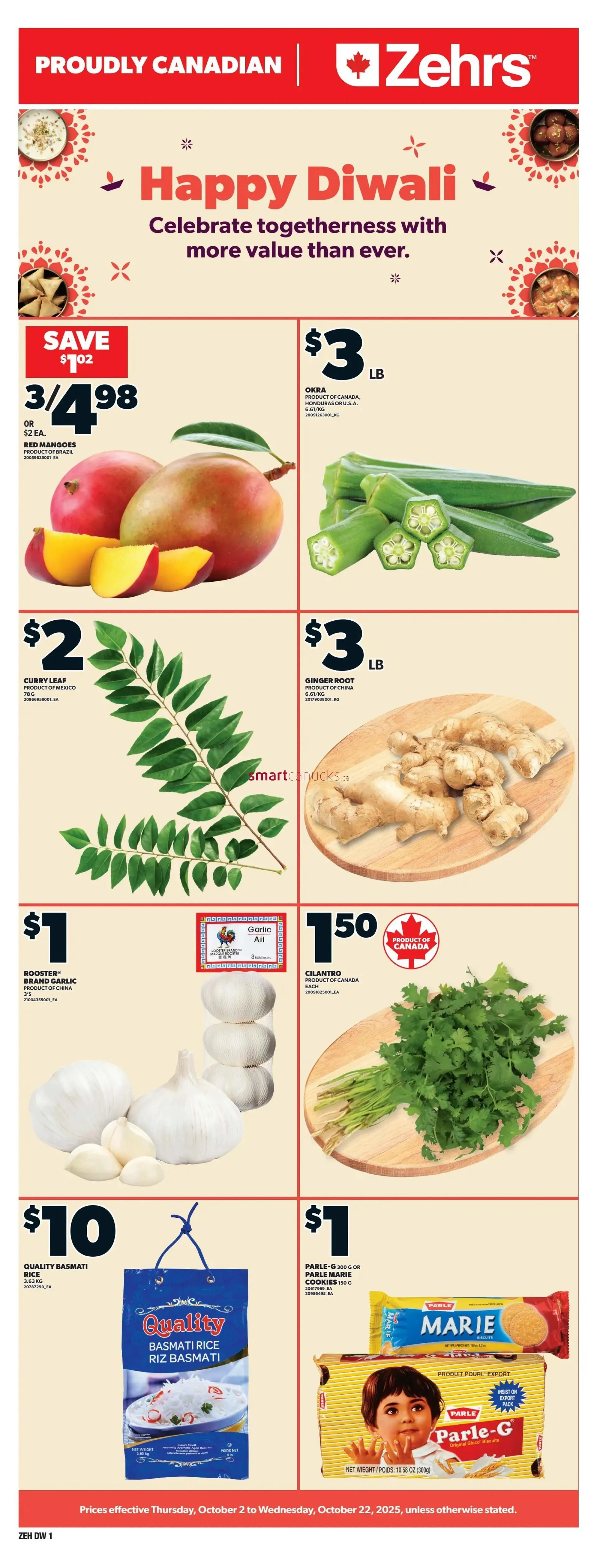 Zehrs Sales - October 1 October 22 2025