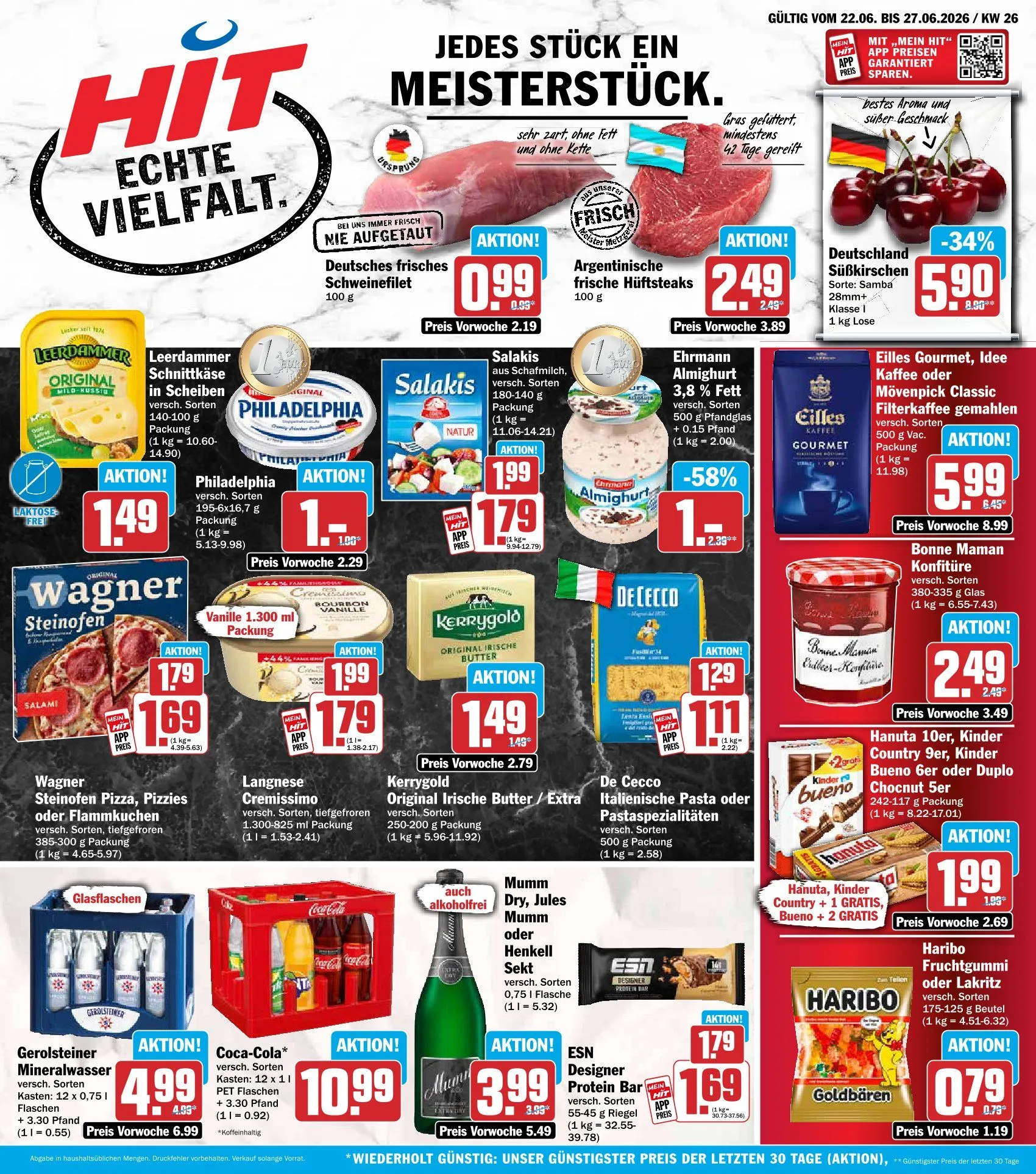 Hit Prospekte  von 21. Juni bis 27. Juni 2026 - Prospekt seite 1