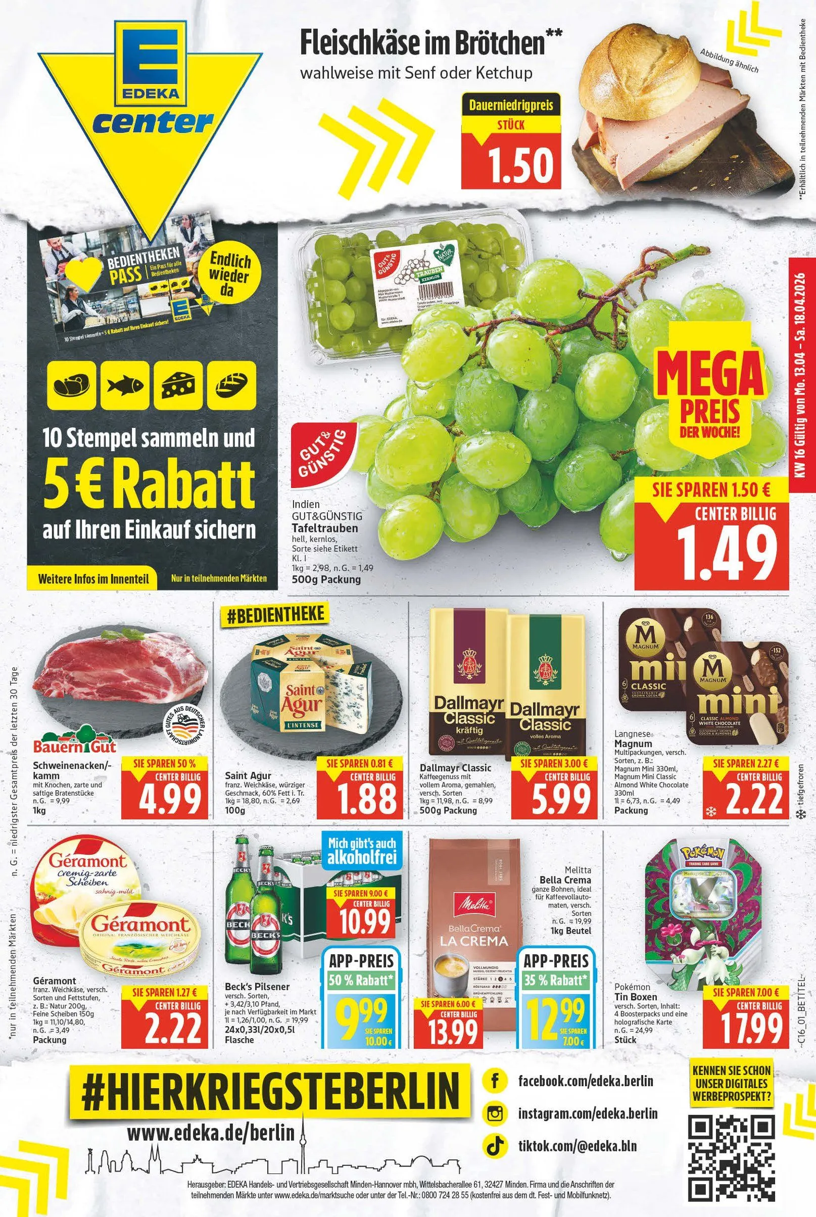  Edeka Angebote von 13. April bis 19. April 2026 - Prospekt seite 