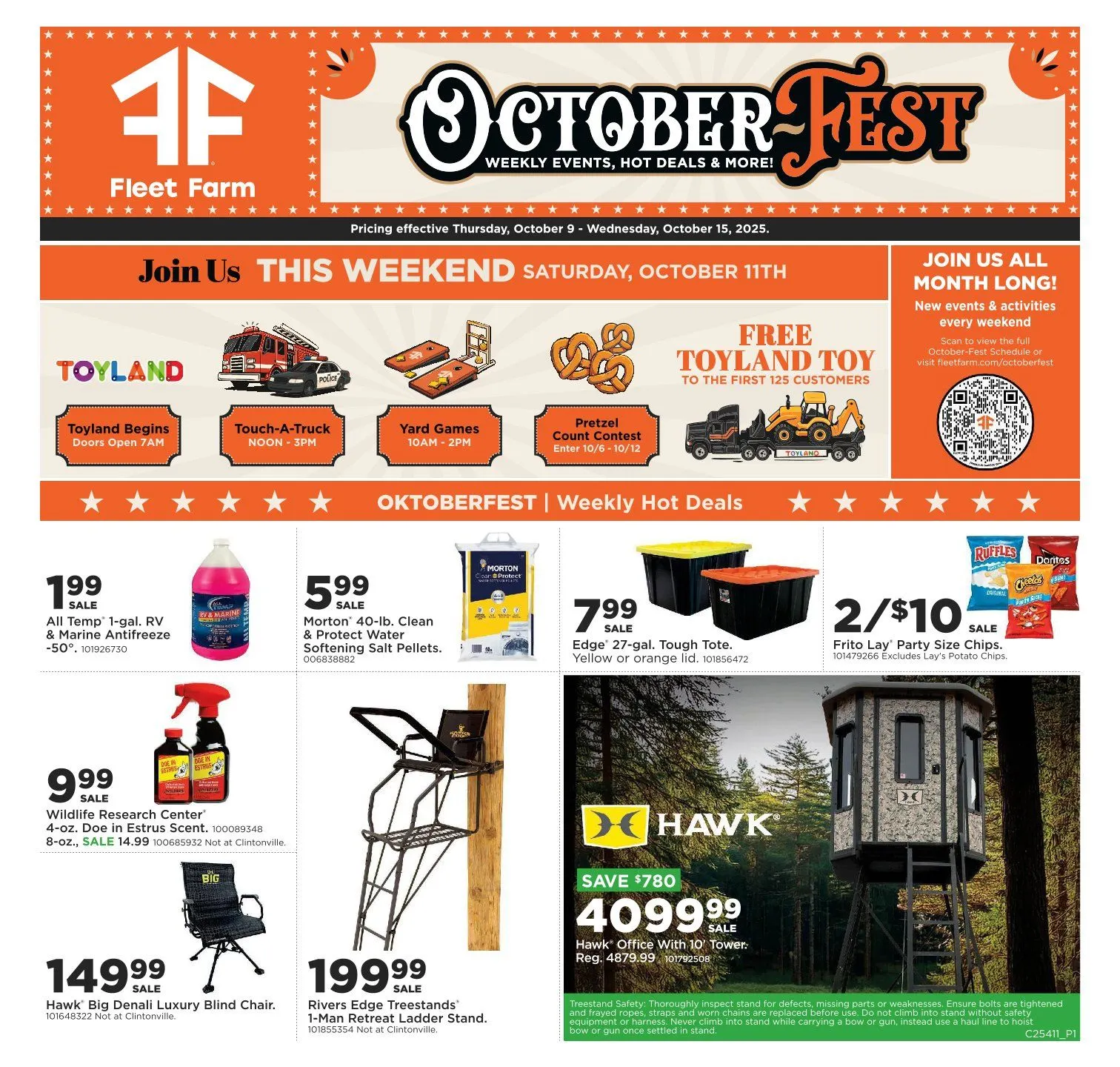Weekly ad Fleet Farm Sales from October 9 to October 15 2025 - Page 1