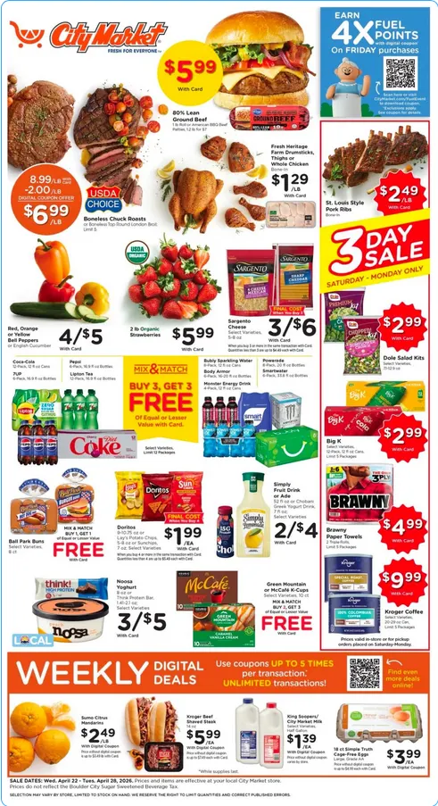Weekly ad City Market Sales from April 22 to April 28 2026 - Page 