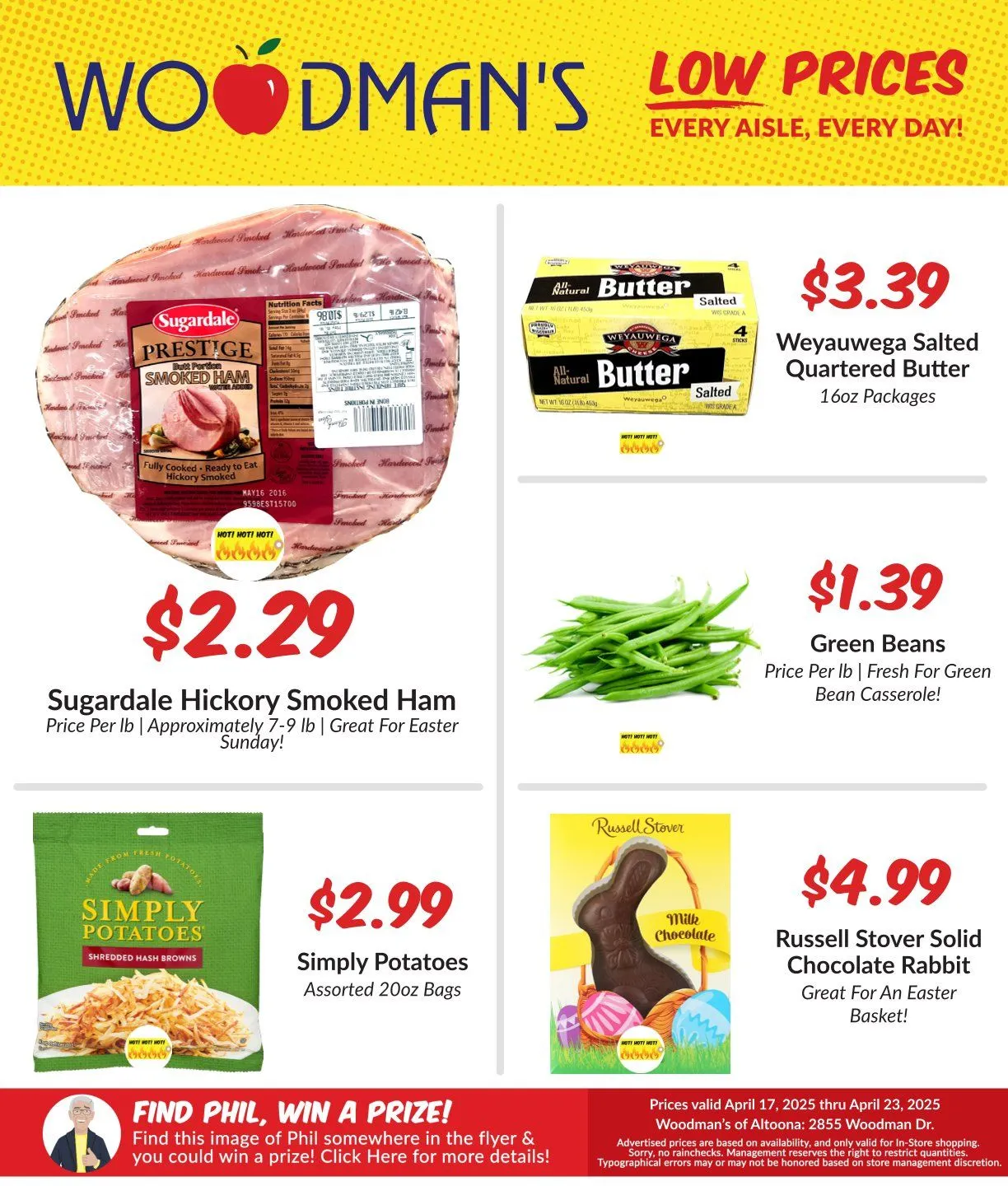 Weekly ad Woodman's Market Sales from April 17 to April 23 2025 - Page 1