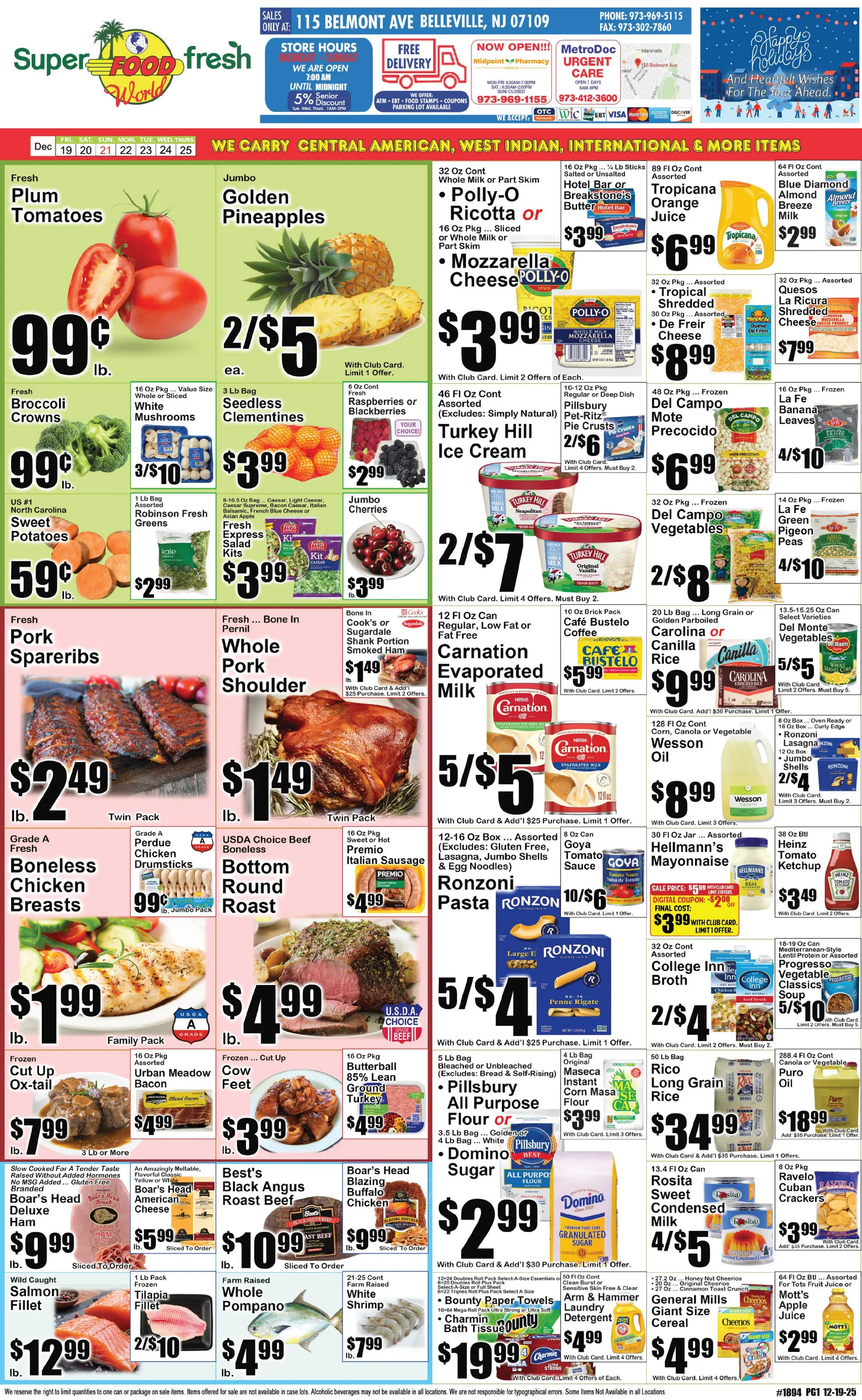 Weekly ad SuperFresh Sales from December 19 to December 25 2025 - Page 1