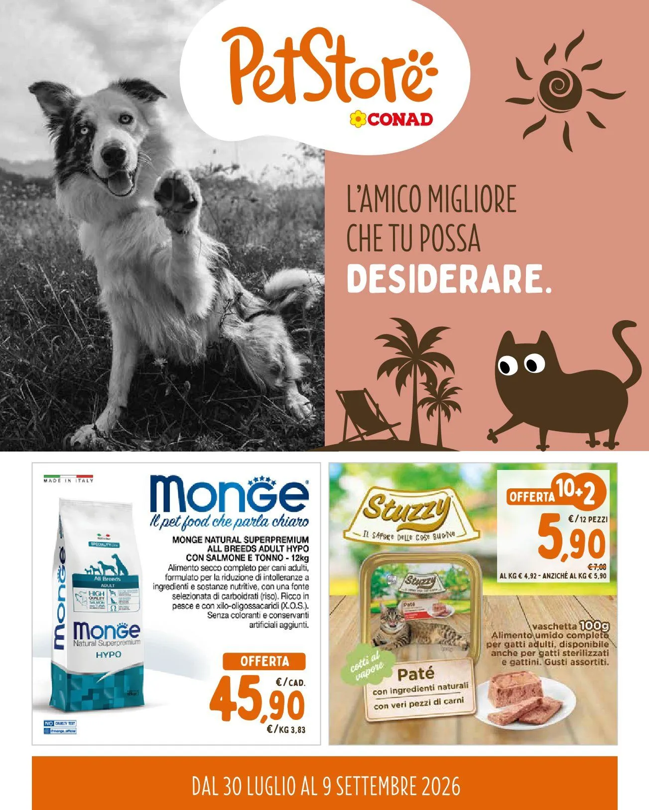 Volantini Pet Store Conad da 29 luglio a 8 settembre di 2026 - Pagina del volantino 