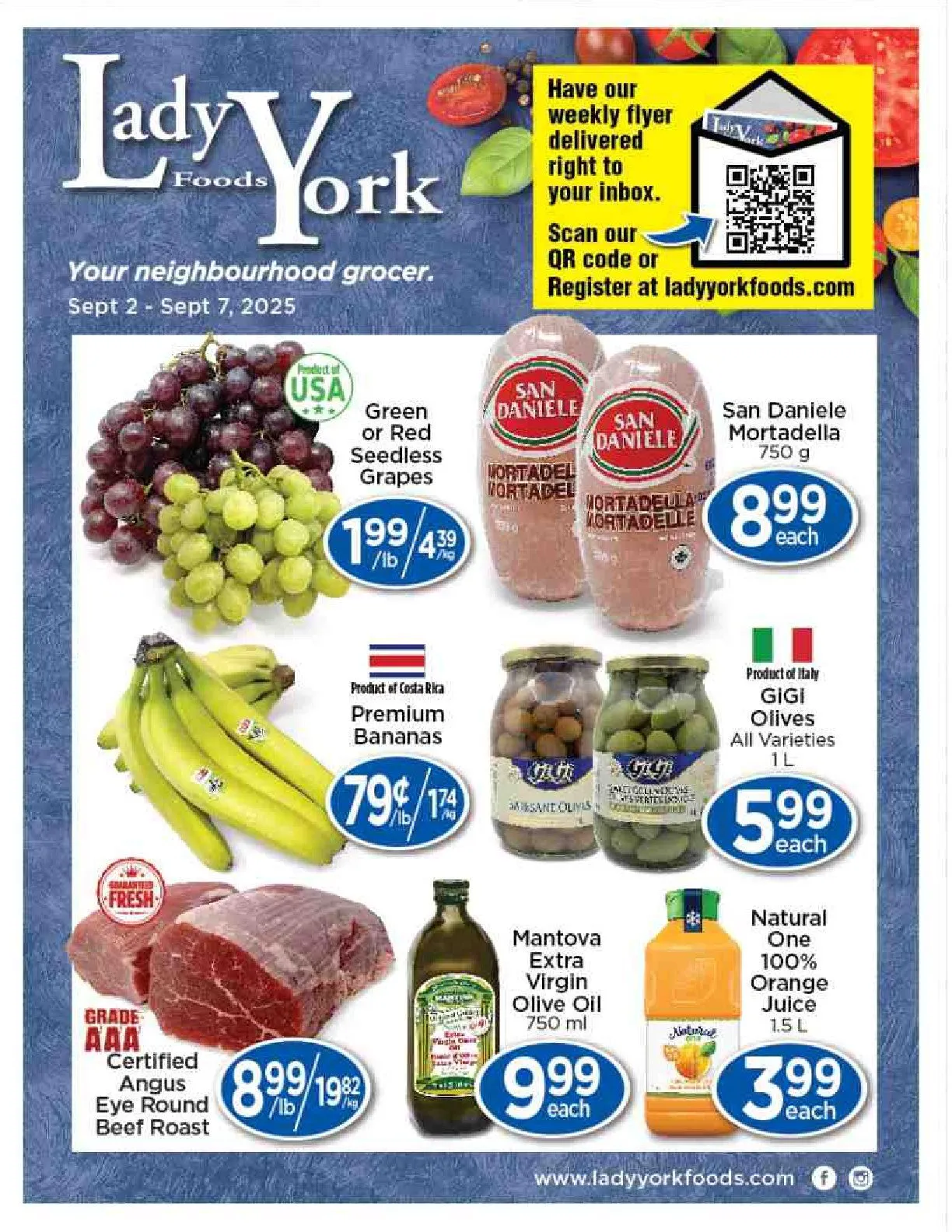 Lady York flyers from September 2 to September 7 2025 - flyer page 1