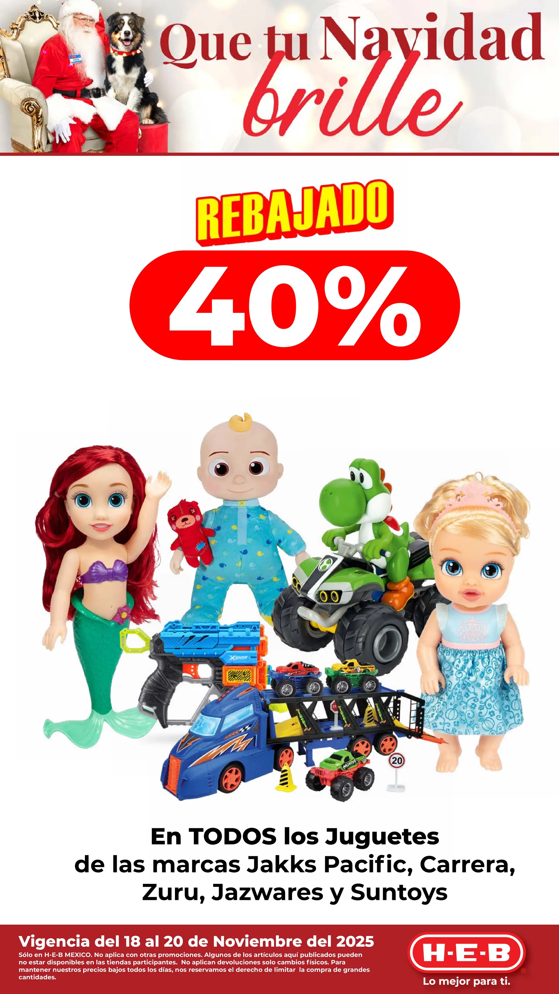 Catálogo de H-E-B Ofertas 18 de noviembre al 20 de noviembre 2025 - Pagina 1