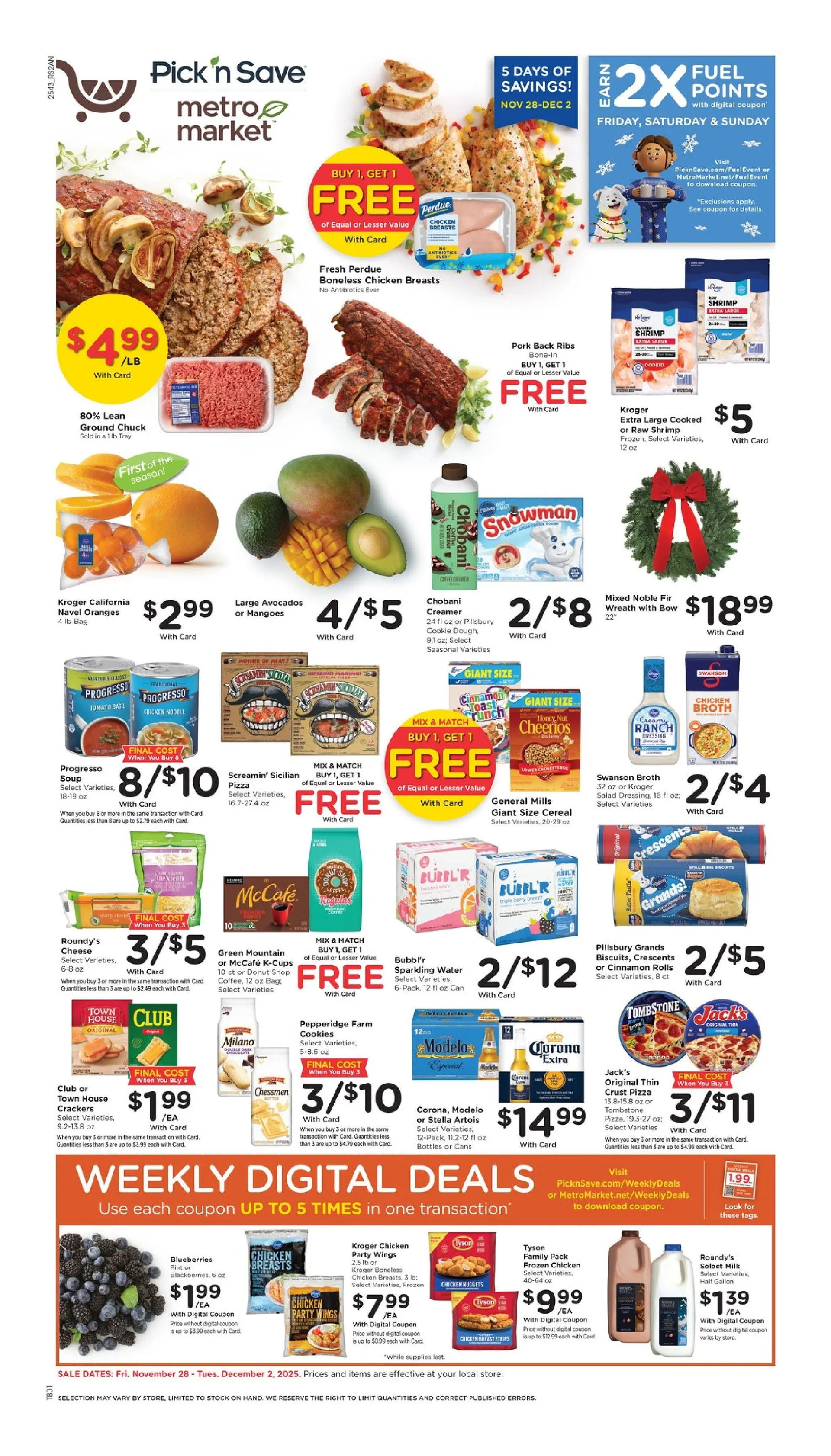 Weekly ad Metro Market Sales from November 28 to December 2 2025 - Page